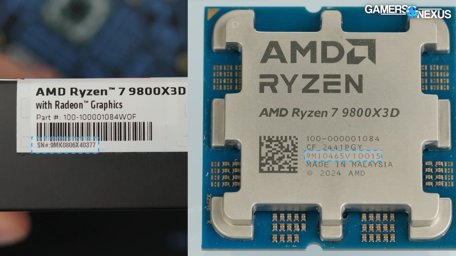AMD Ryzen 7 9800X3D - jak rozpoznać podrobiony procesor