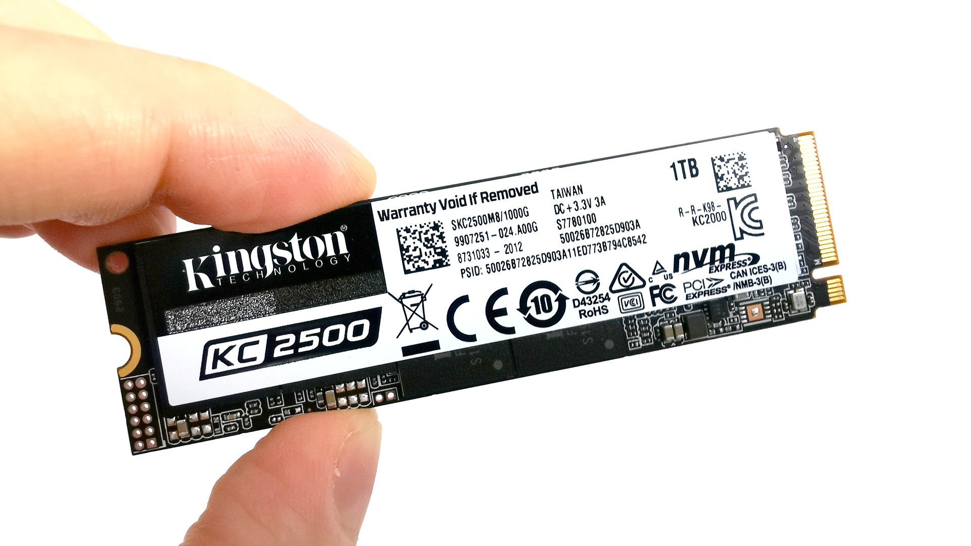 SSD M.2 Kingston KC2500 o pojemności 1 TB