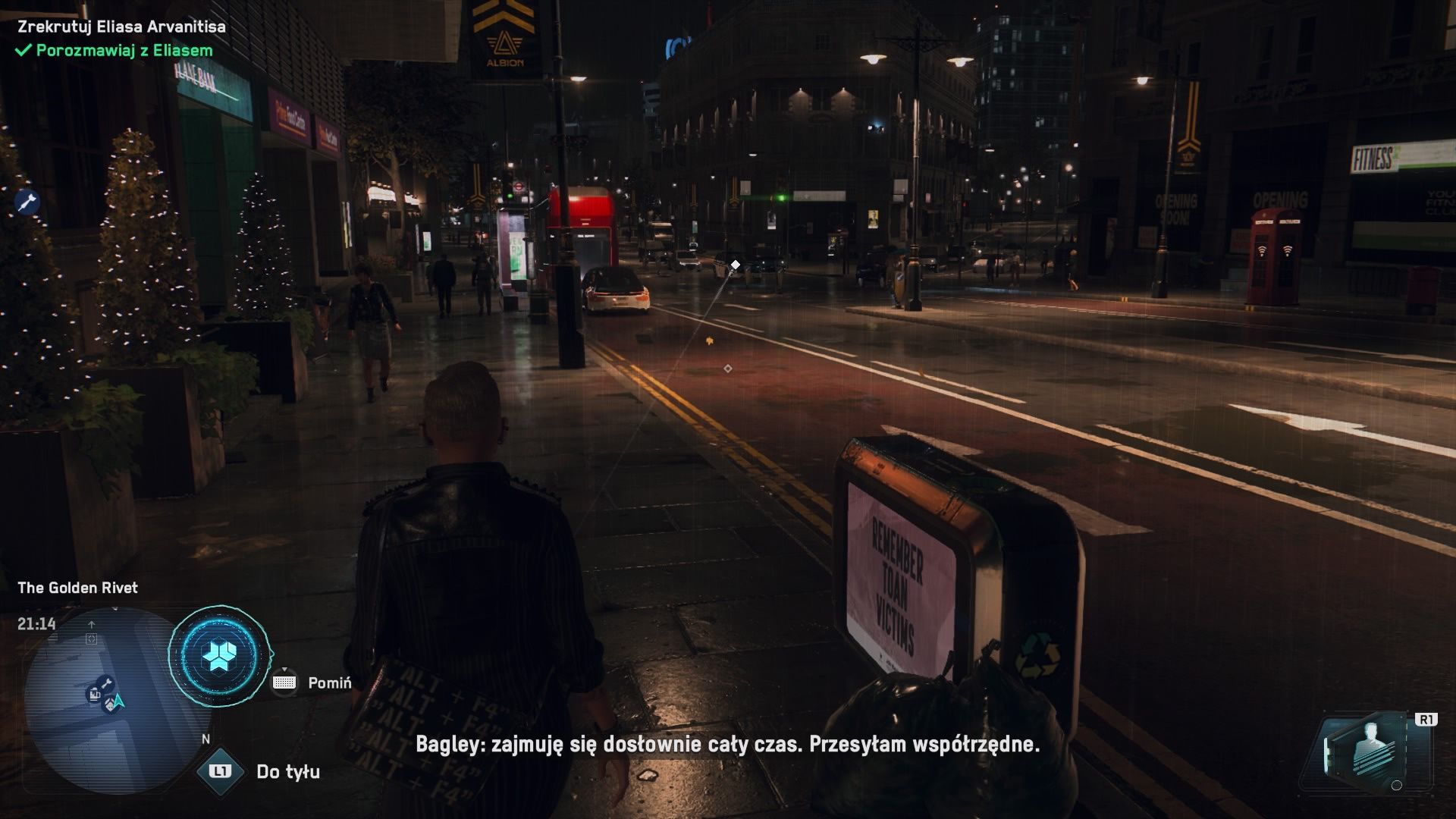 Watch Dogs: Legion - nocne ulice Londynu