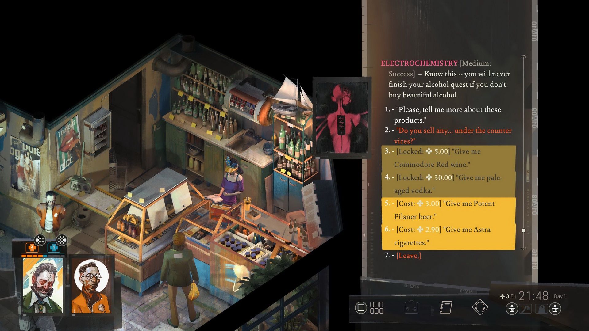 Disco Elysium: The Final Cut - wybory
