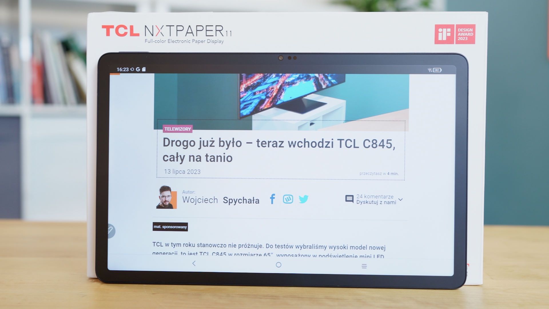 TCL NXTPAPER 11 - pudełko