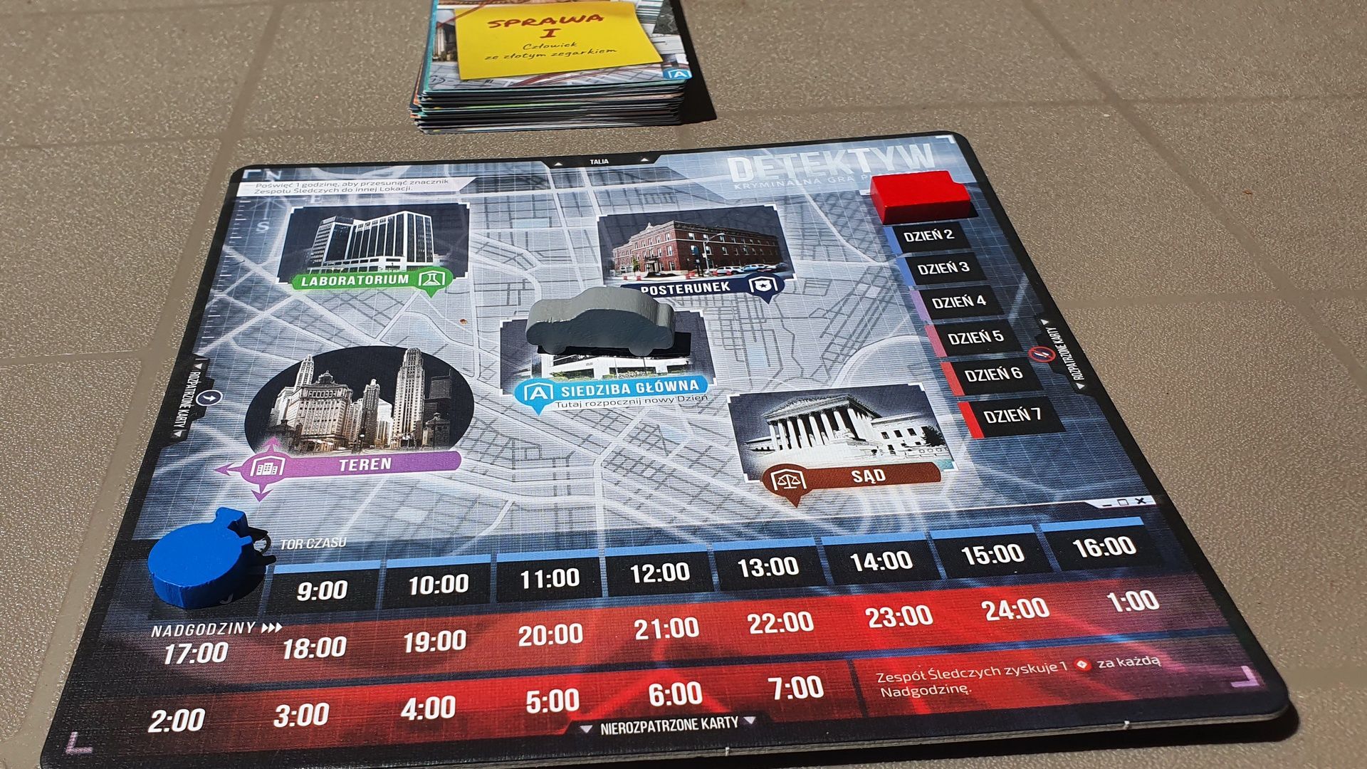 Kryminauci vs Detektyw - plansza gry Detektyw