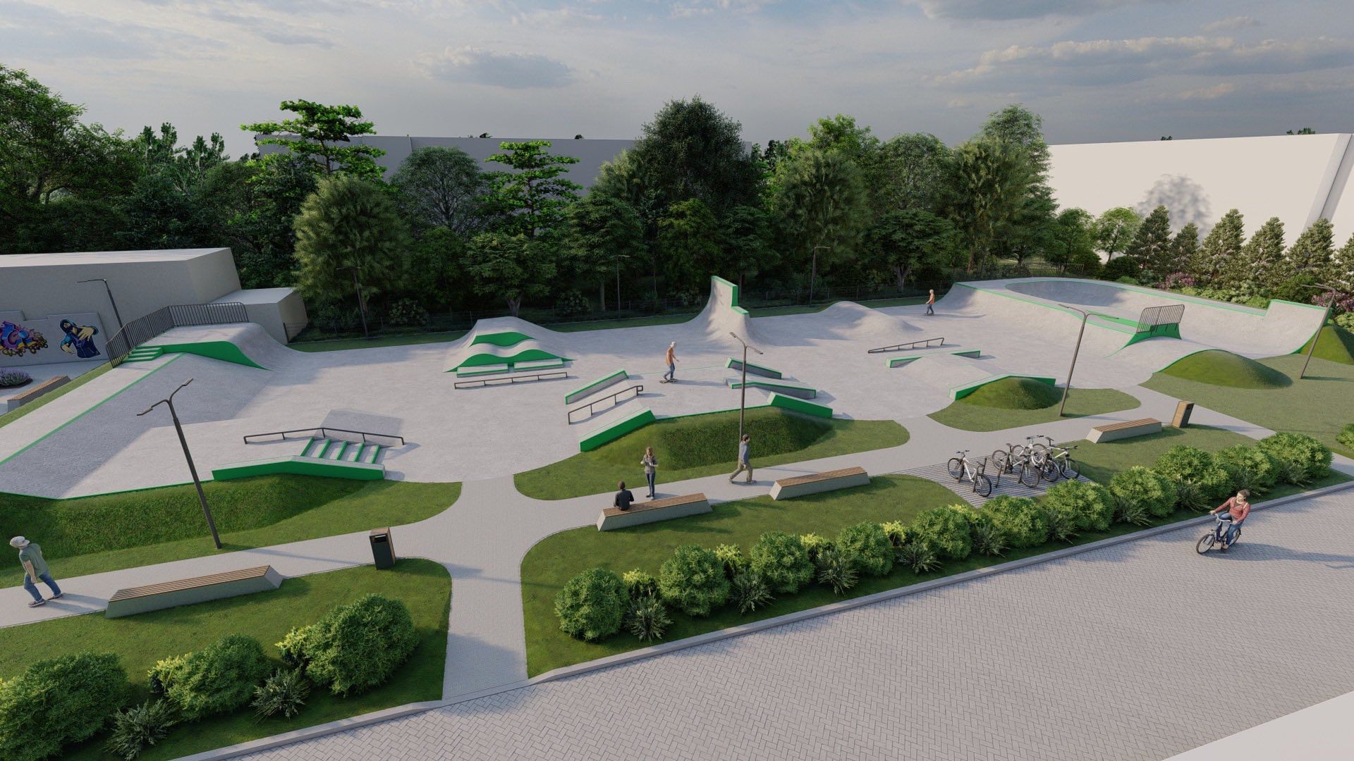 Koncepcja skateparku 