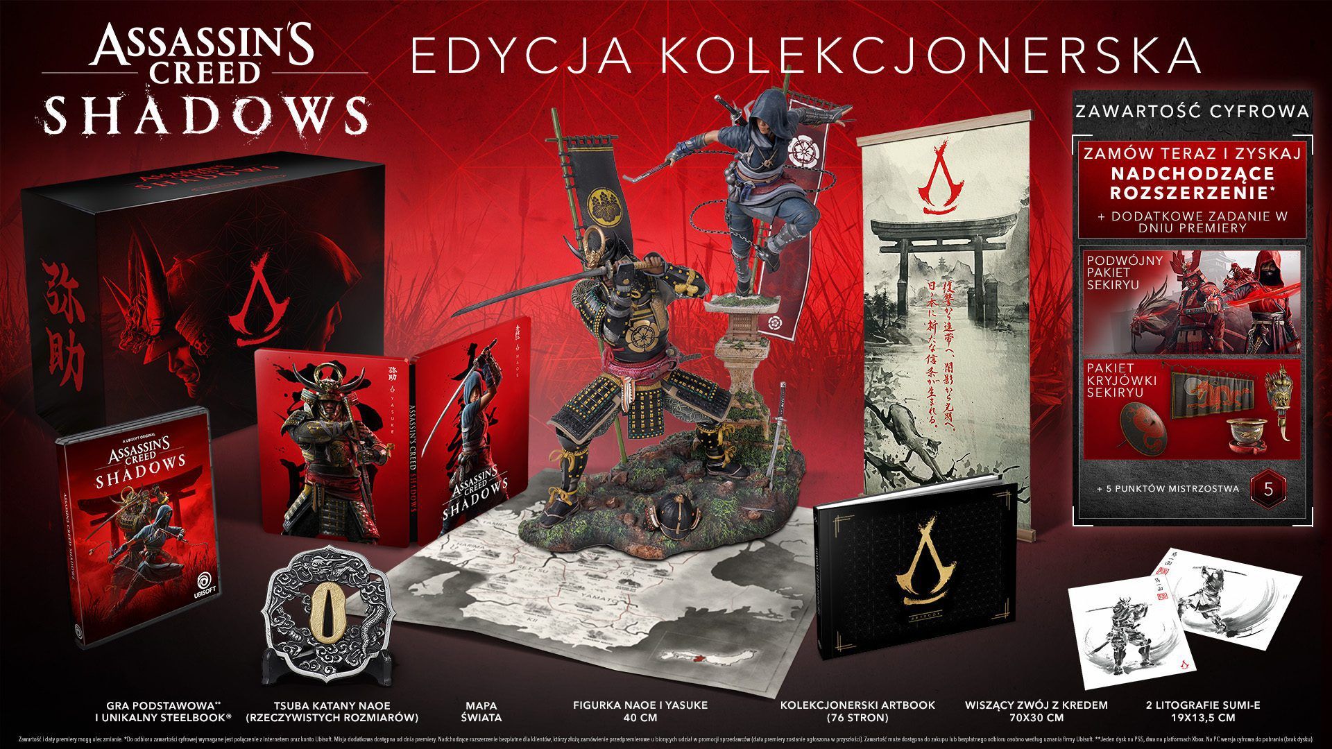 Assassins Creed Shadows Edycja kolekcjonerska