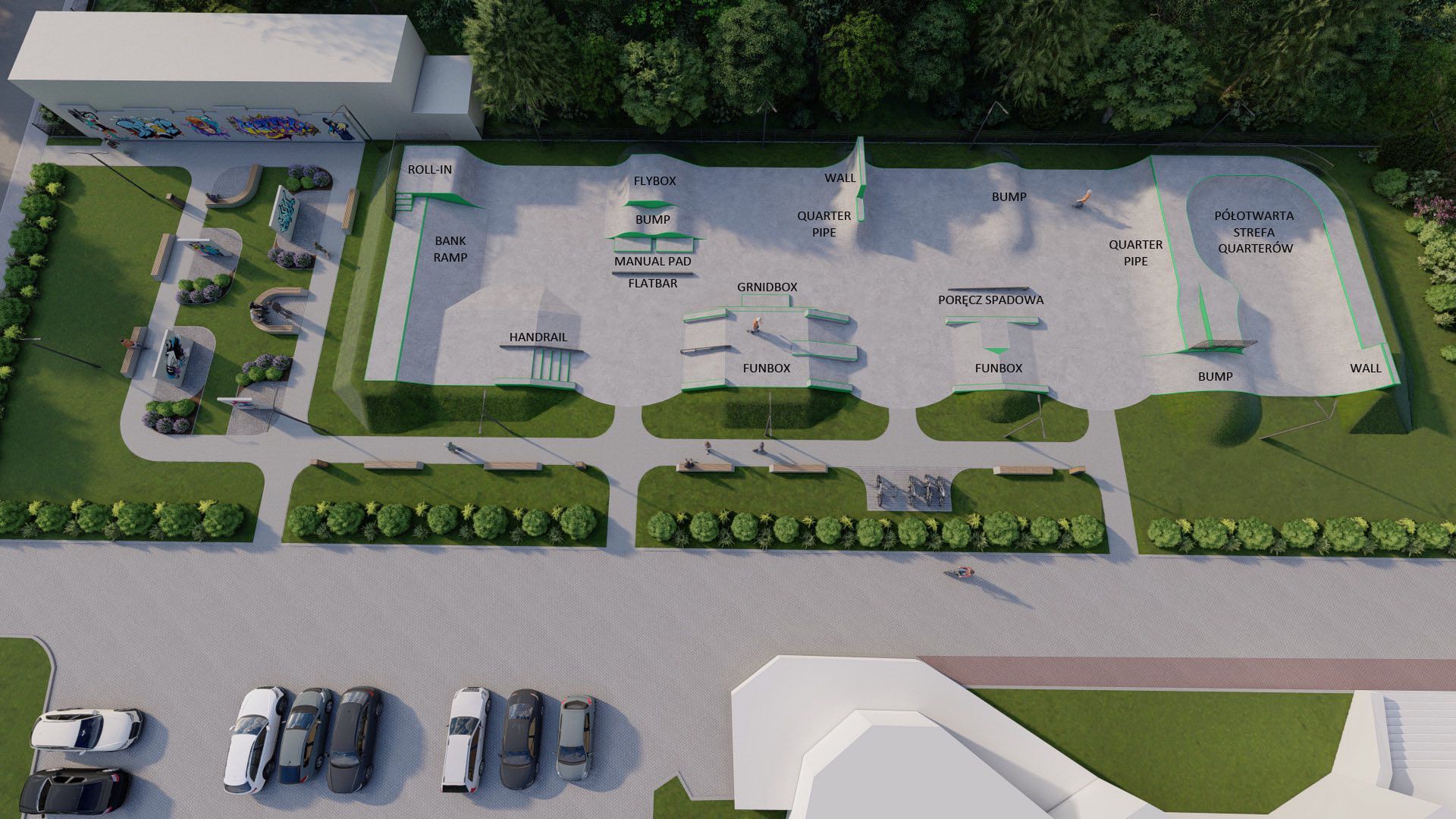 Koncepcja skateparku 