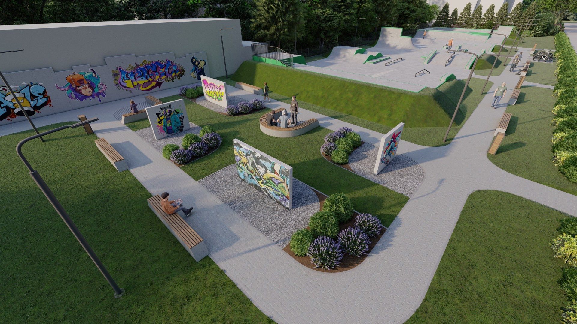 Koncepcja skateparku 