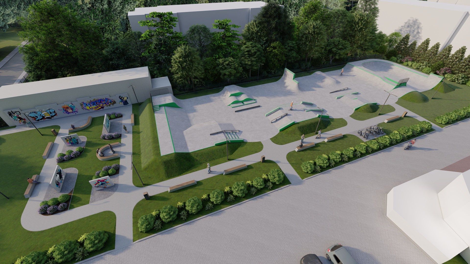 Koncepcja skateparku 