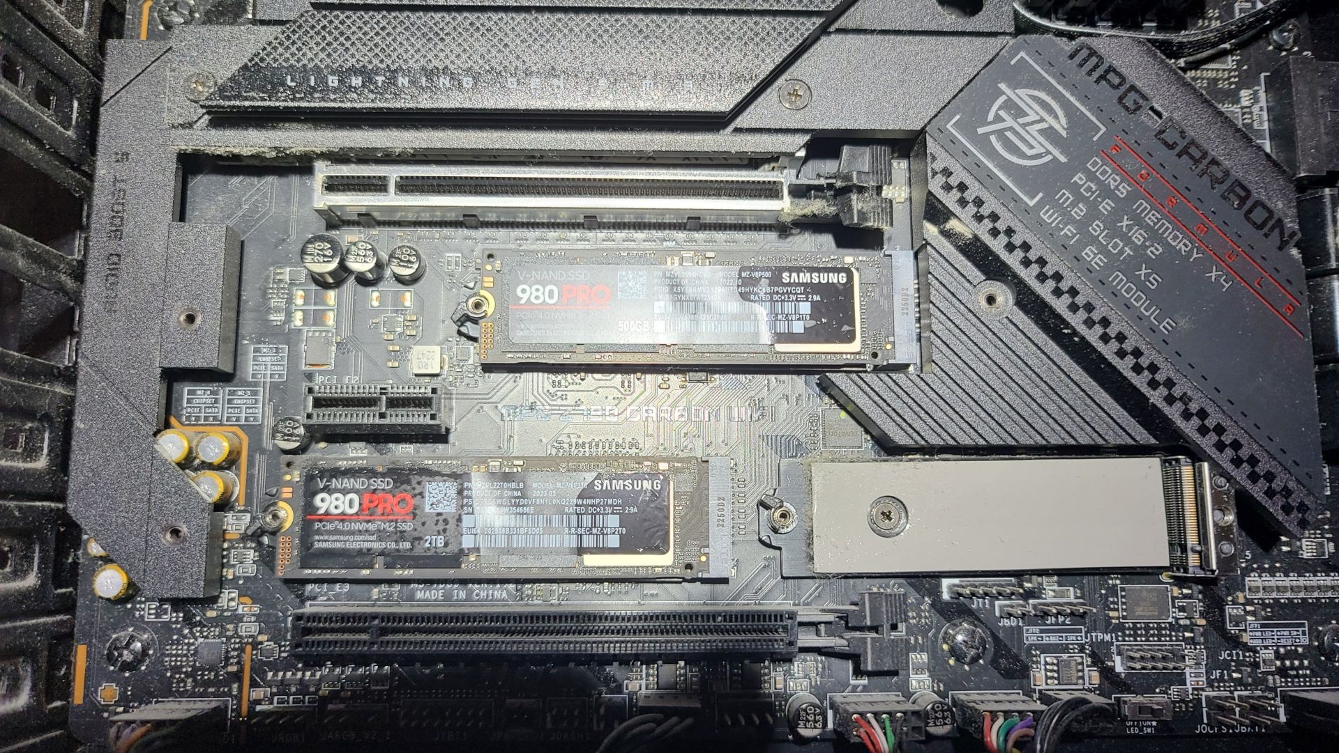 Ciecz na dysku SSD