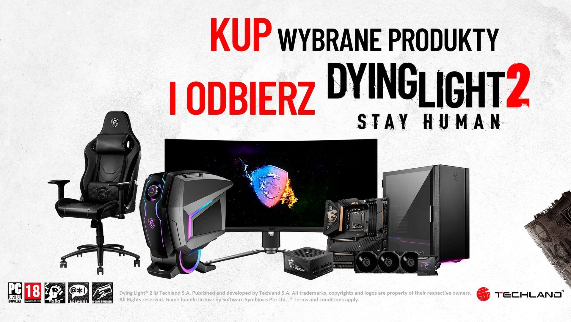 MSI - promocja z Dying Light 2