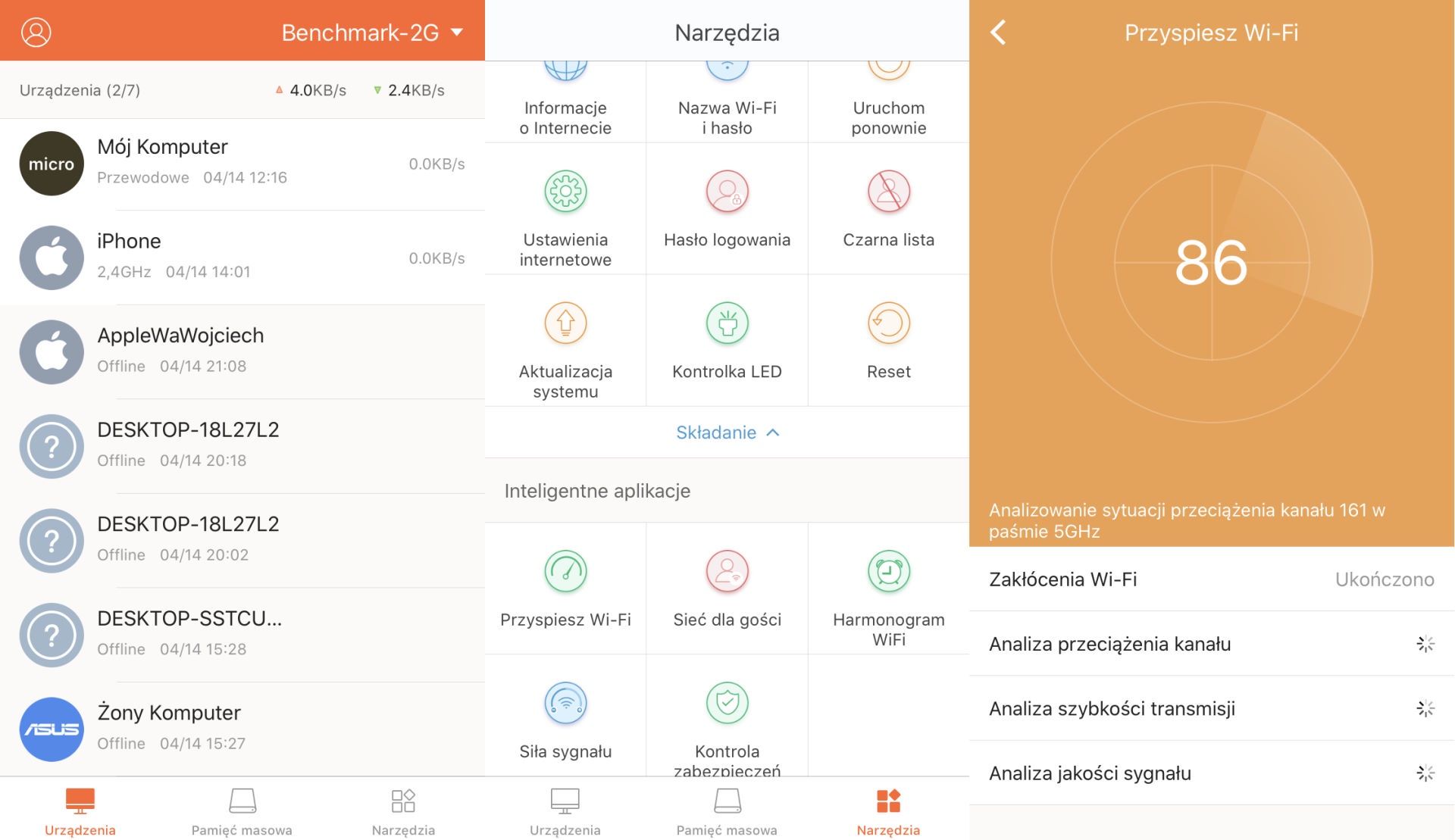 Tenda RX9 Pro - aplikacja mobilna Tenda WiFi