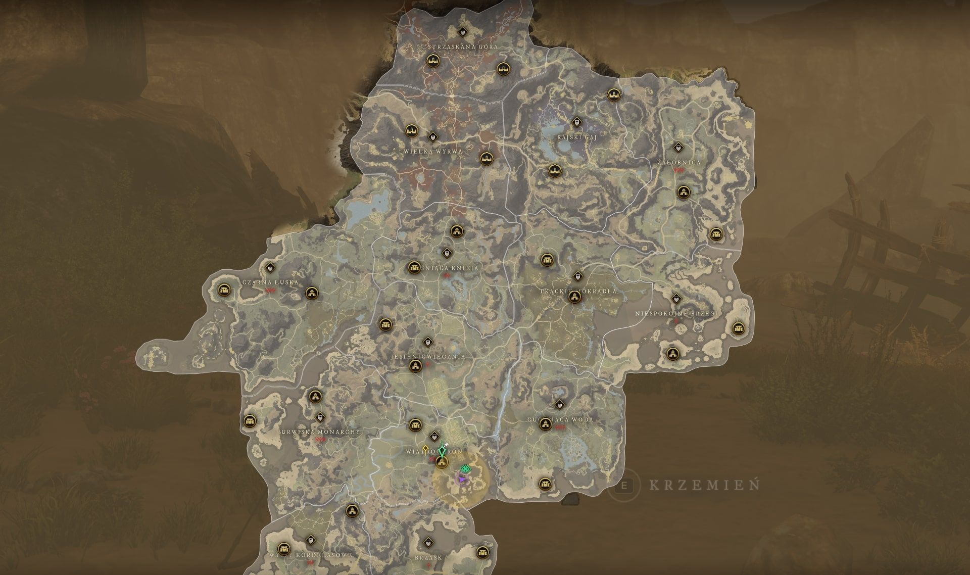 New World – tak prezentuje się mapa w grze