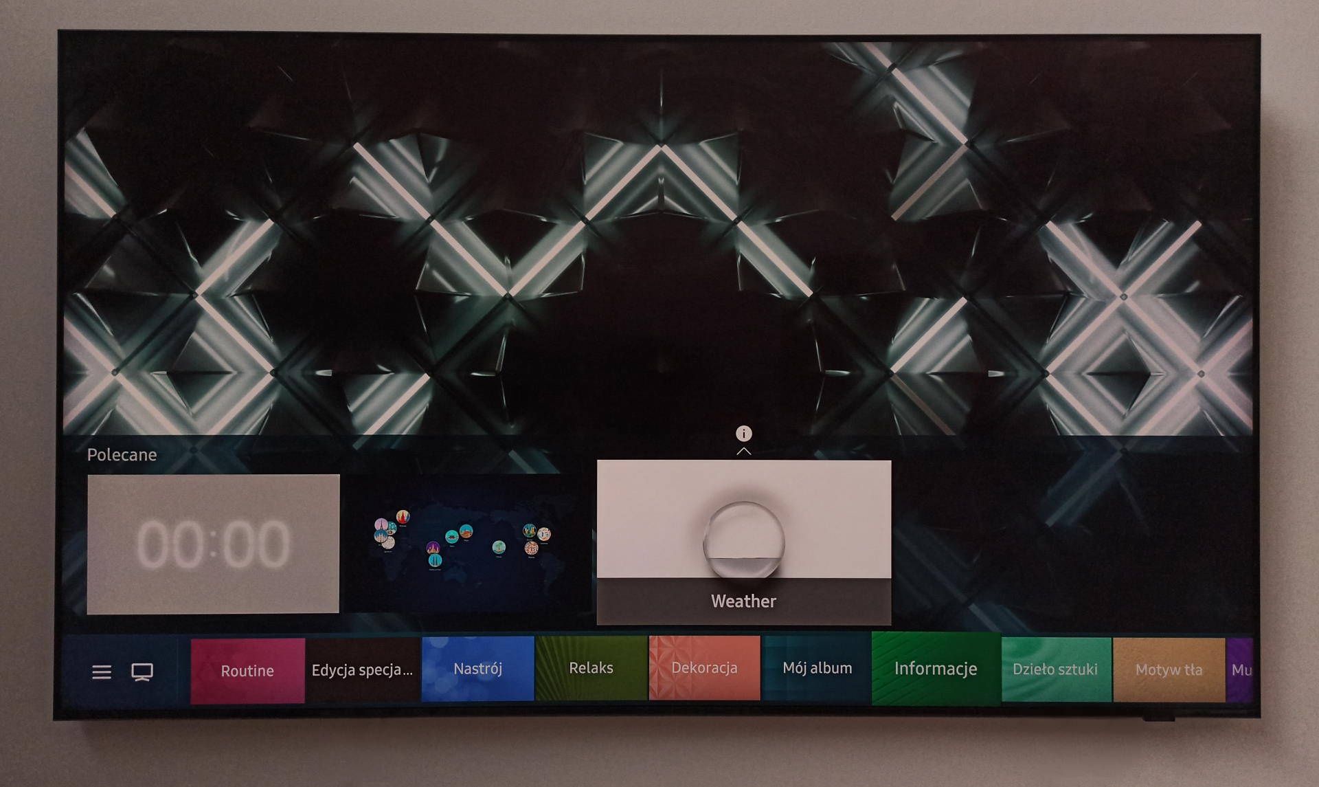 Samsung Q800T - Ambient ustawienia