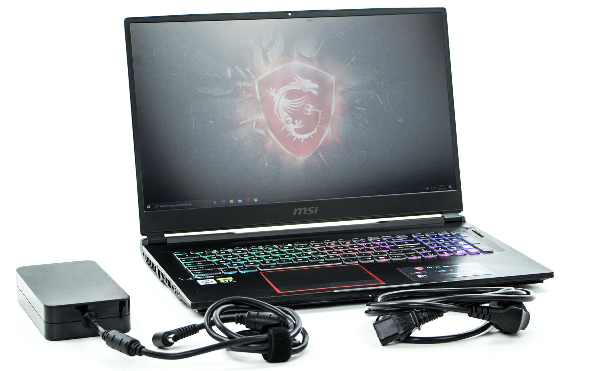 MSI GE75 Raider 10SGS - zawartość opakowania