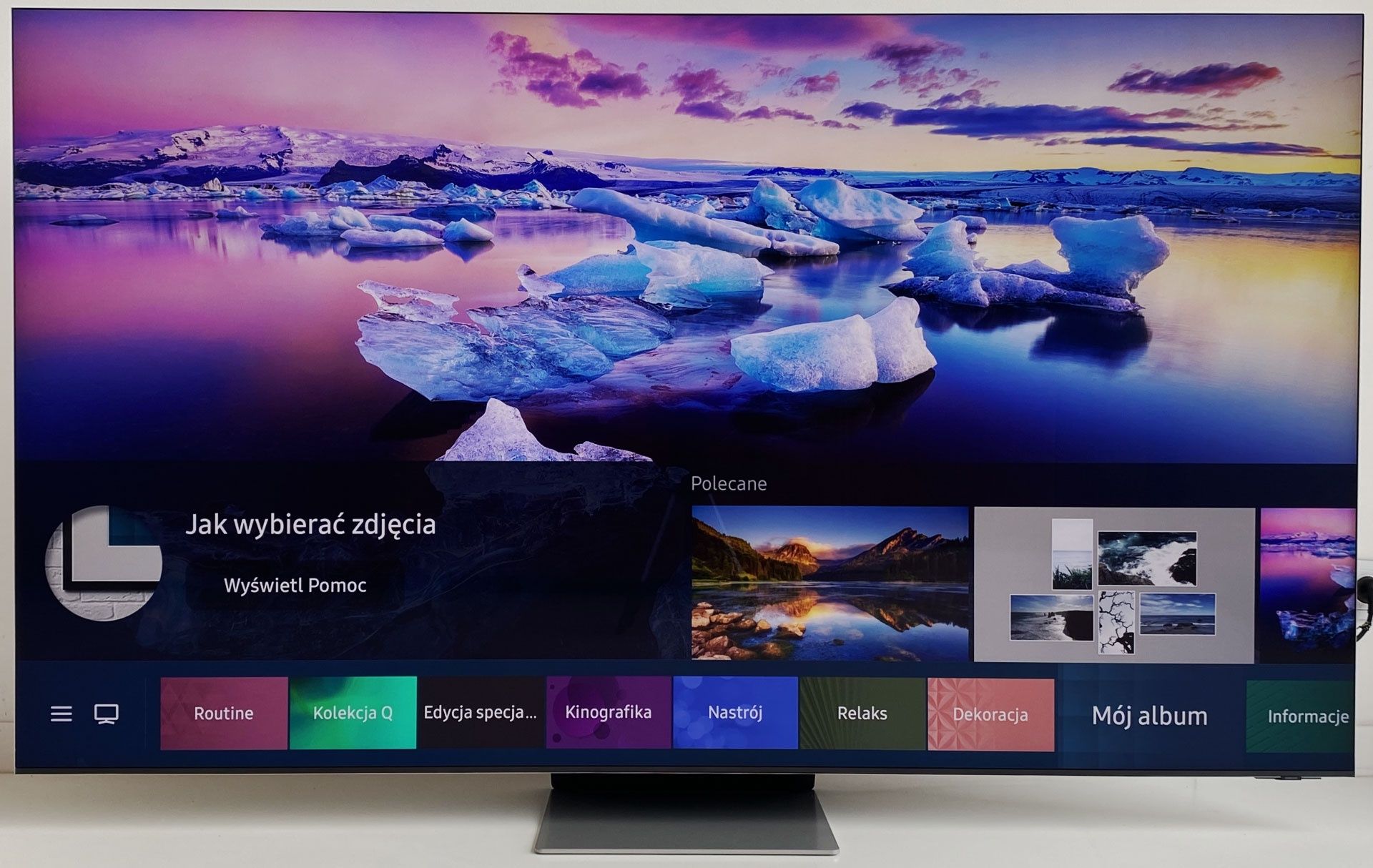 Samsung Neo QLED QN900A 75 - tryb ambient