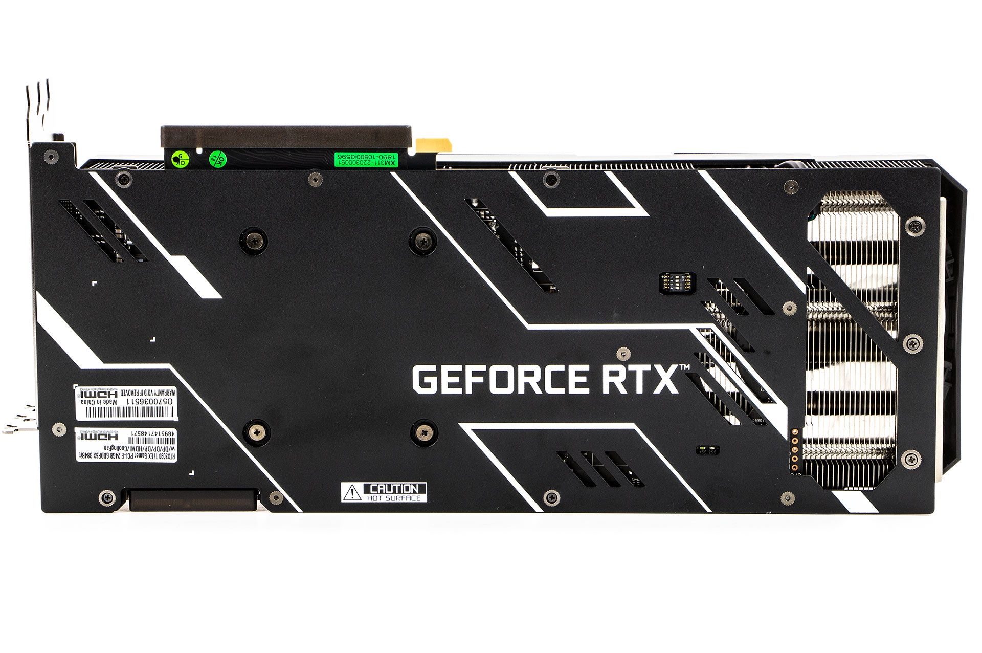 KFA2 GeForce RTX 3090 Ti - backplate