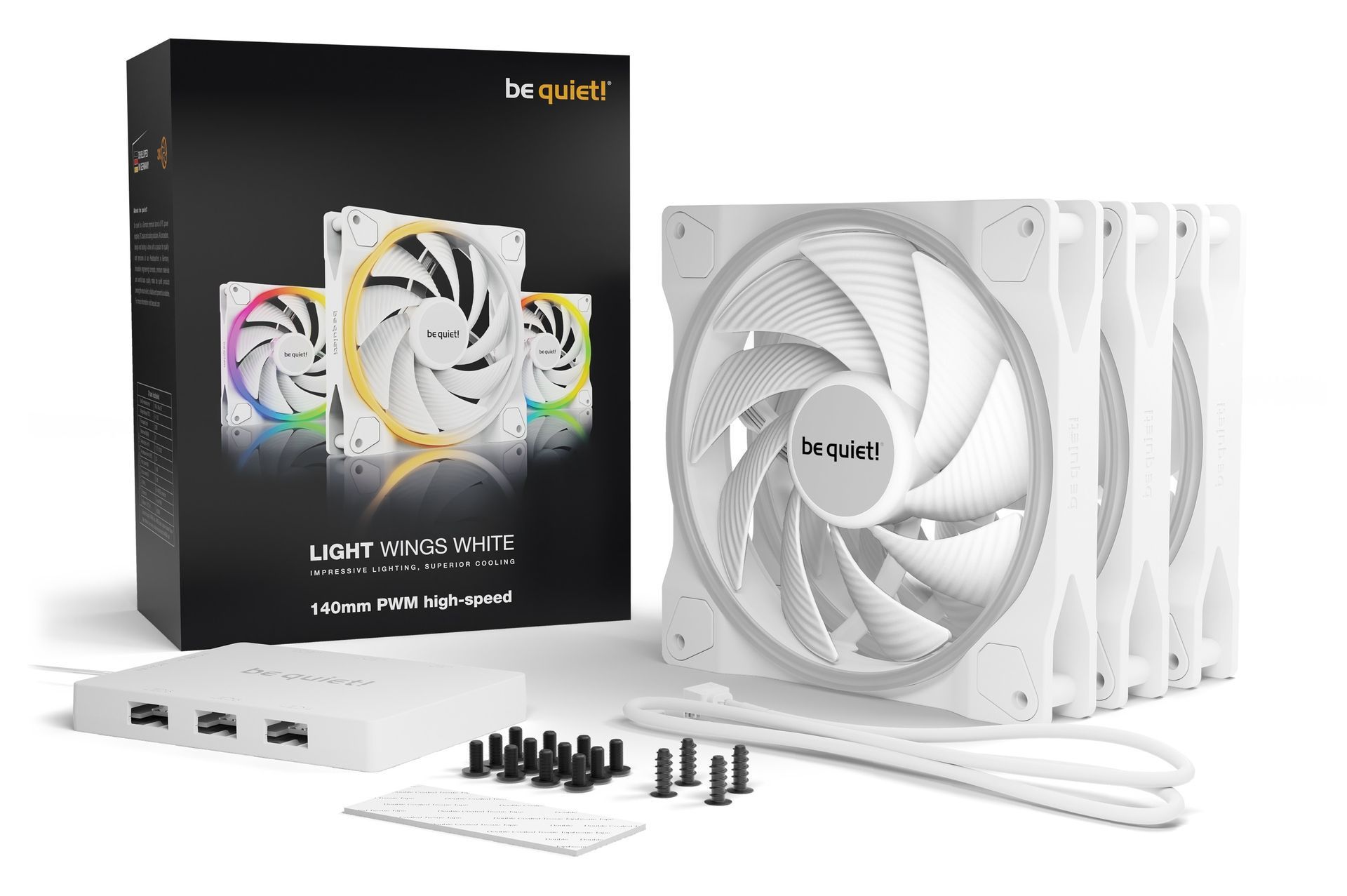 be quiet! Light Wings White