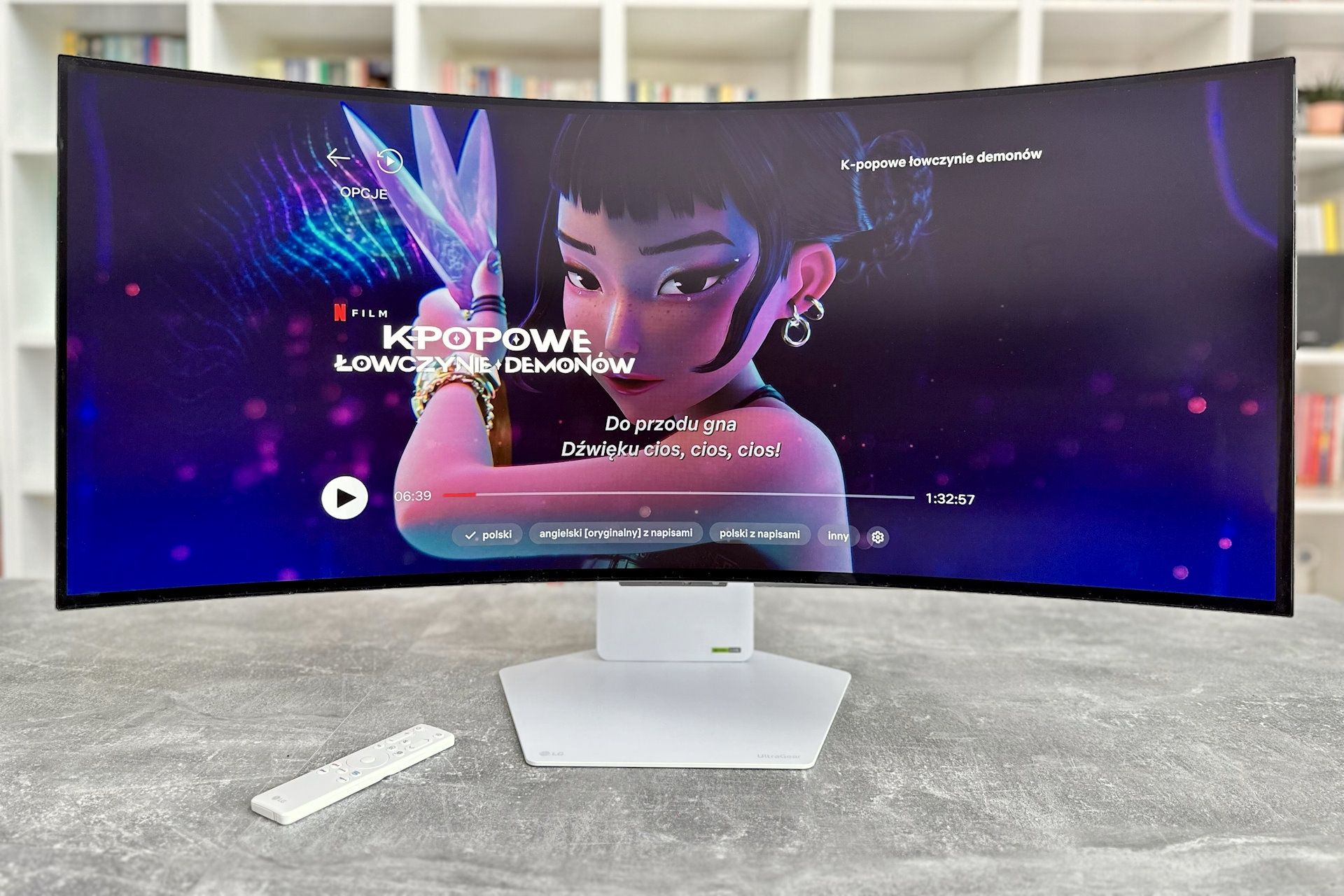 LG UltraGear 34GX90SA - Netflix