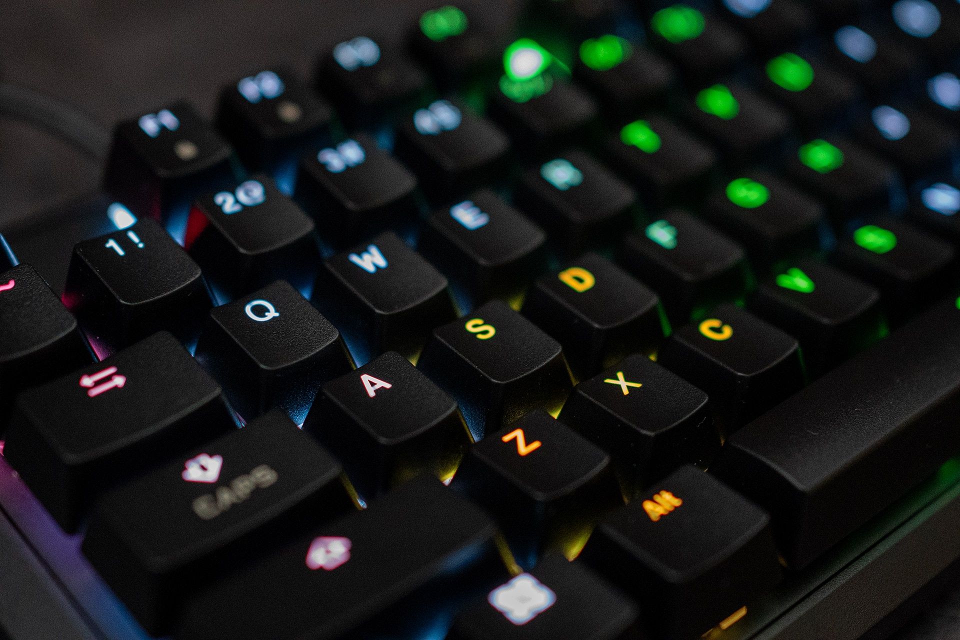 Corsair K70 Core - podświetlenie
