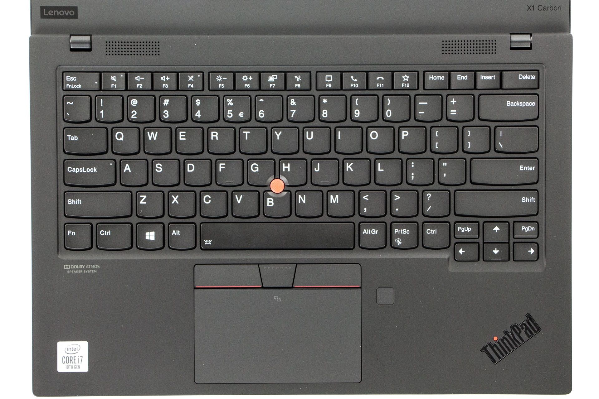 Lenovo ThinkPad X1 Carbon 8 - klawiatura