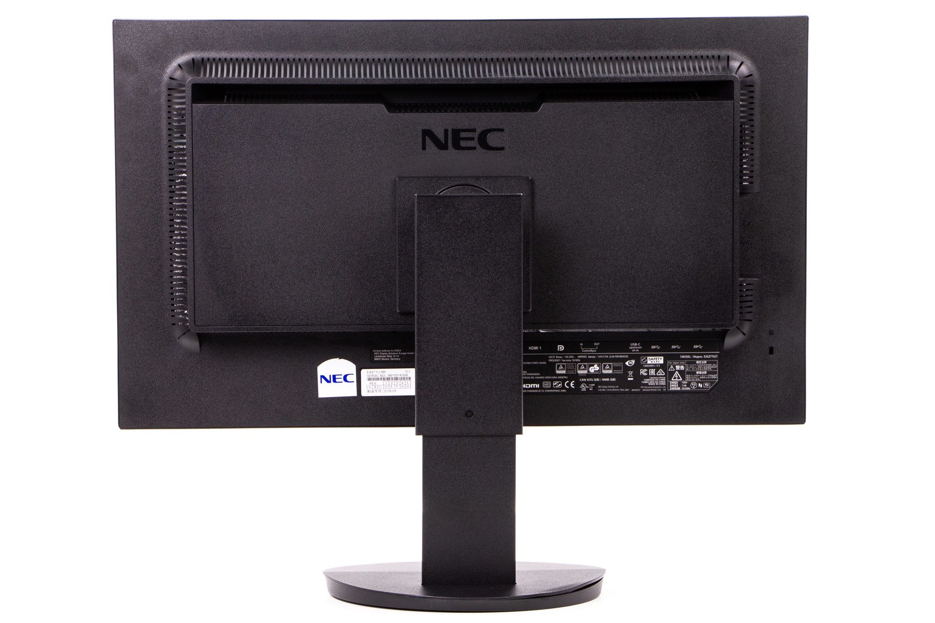 NEC MultiSync EA271U tył