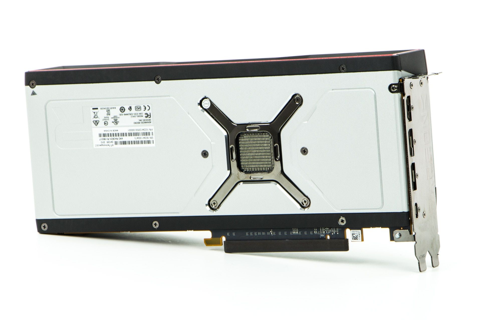 Radeon RX 6800 backplate