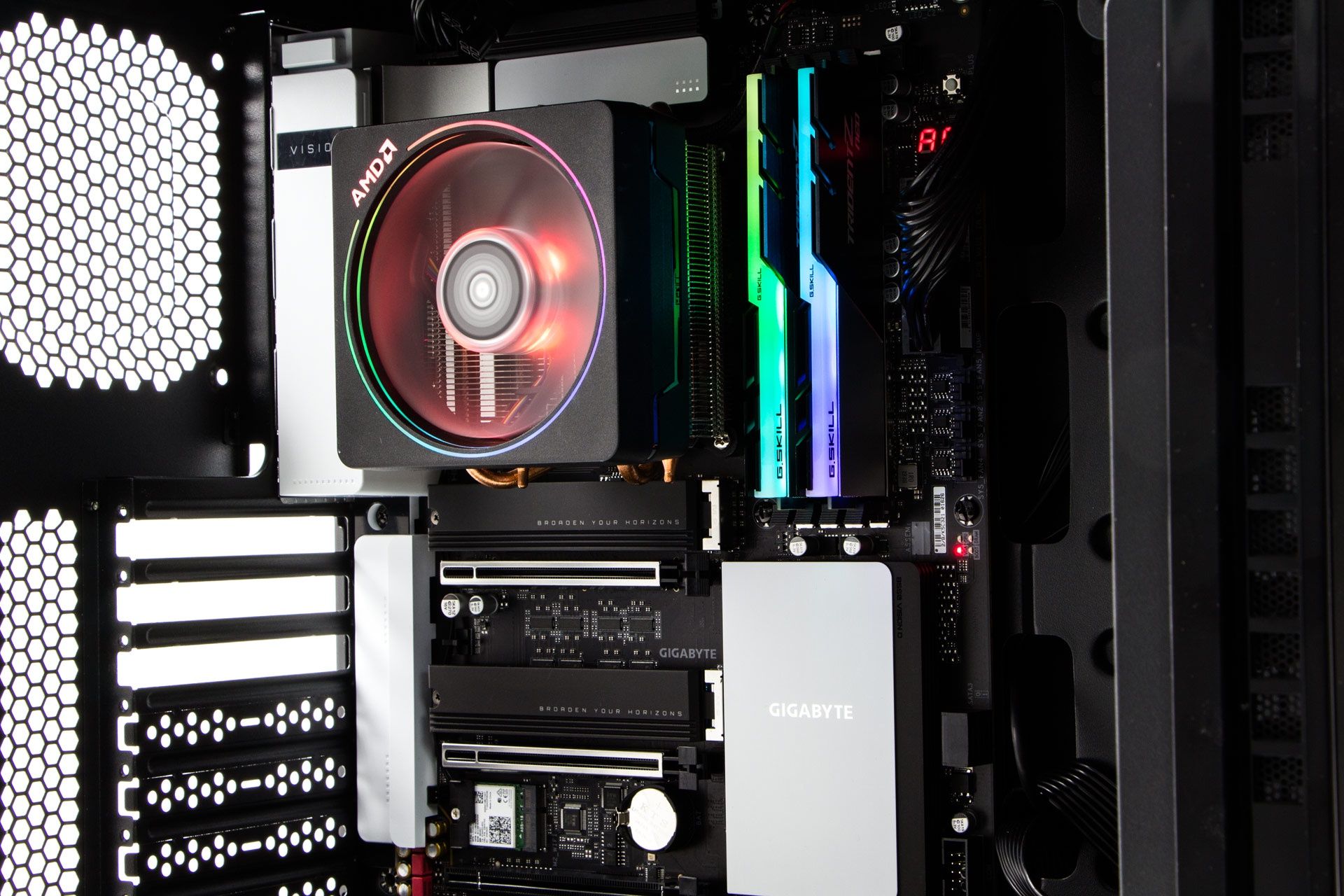 Gigabyte B550 Vision D - prezentuje się świetnie