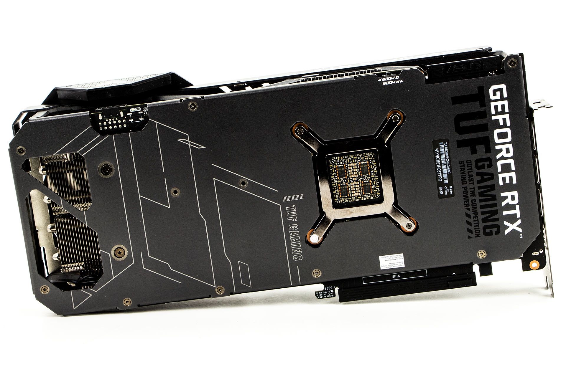 ASUS GeForce RTX 3090 Ti TUF Gamin OC - backplate