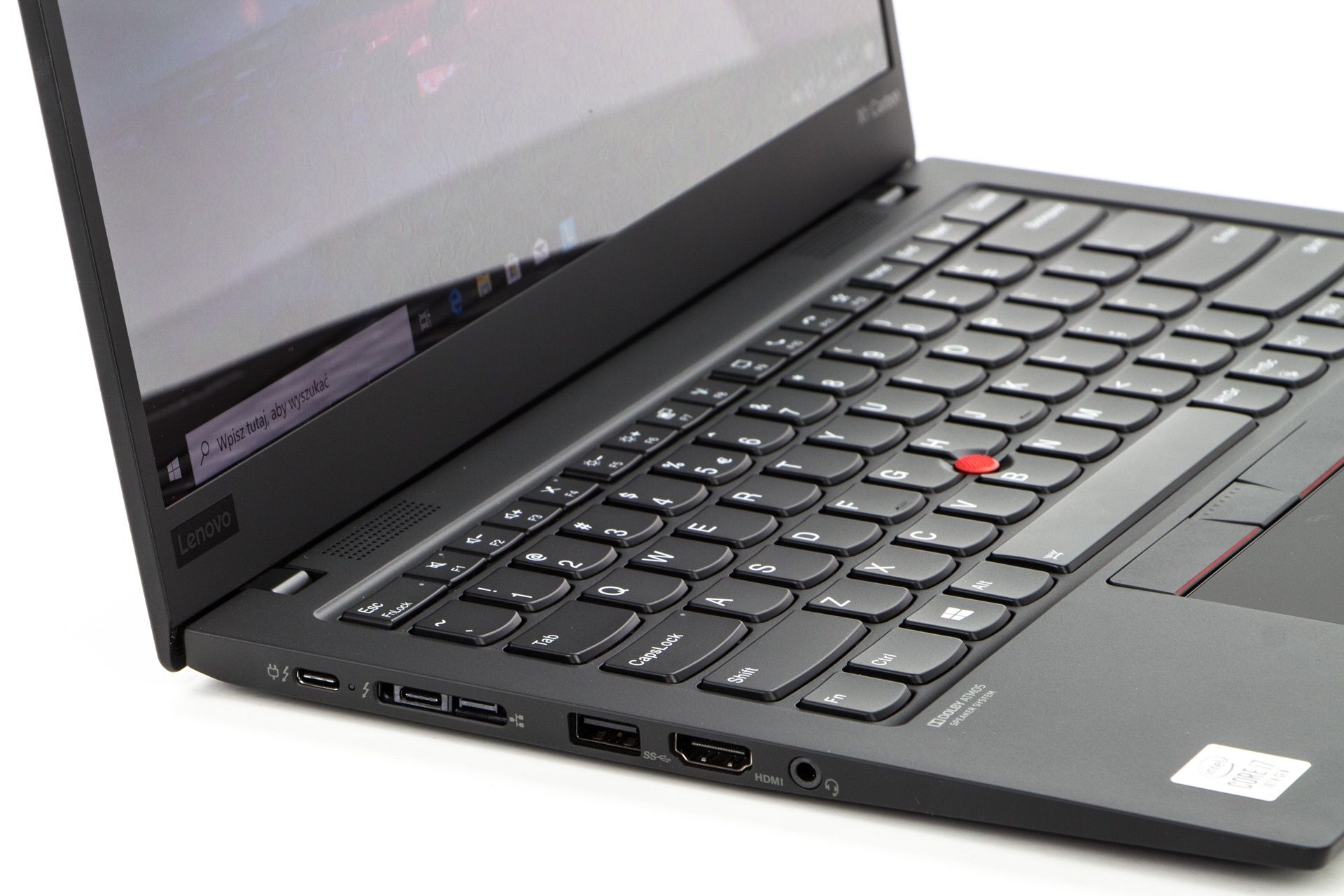 Lenovo ThinkPad X1 Carbon 8 - lewy bok