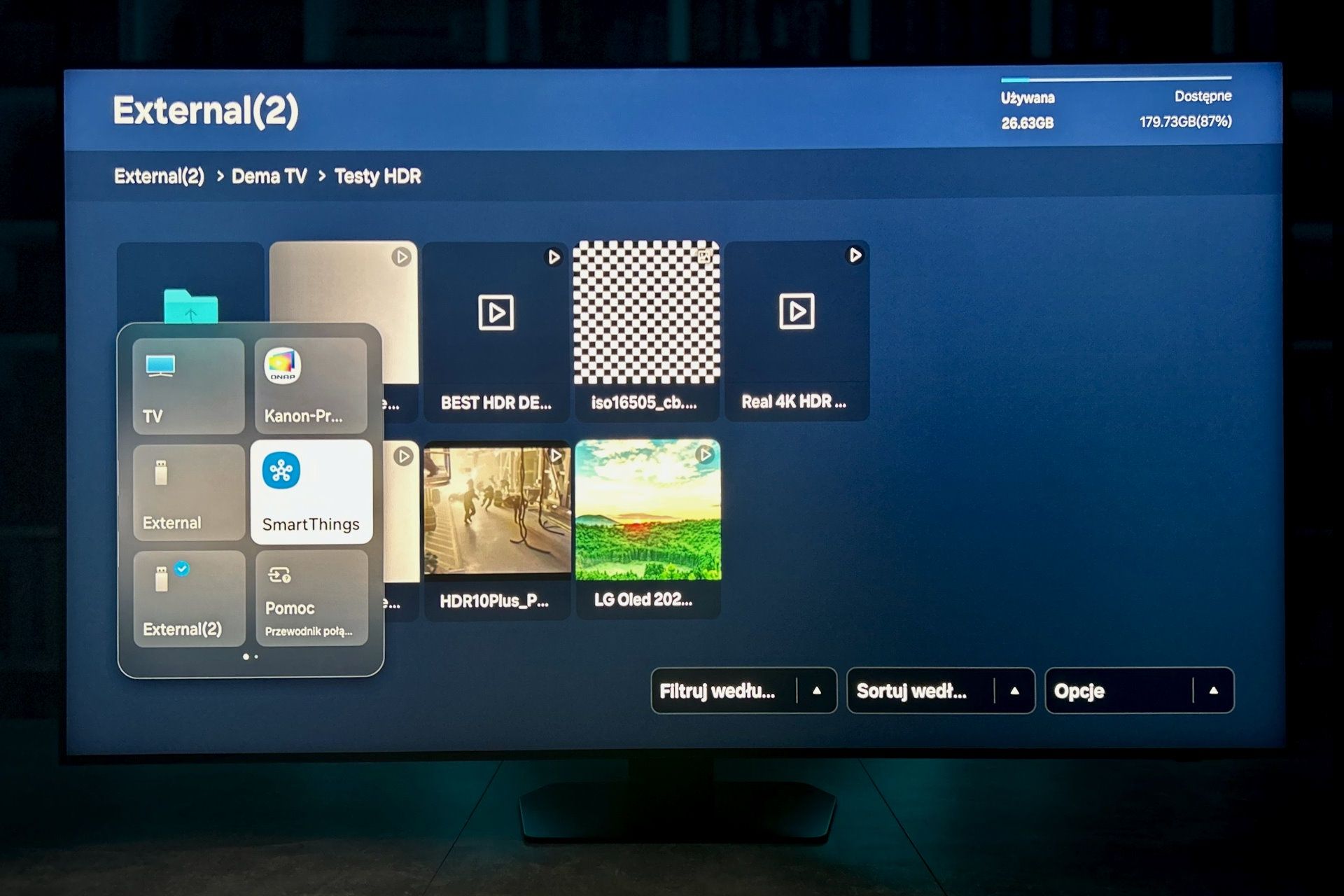 Samsung Neo QLED 65QN92F - źródła