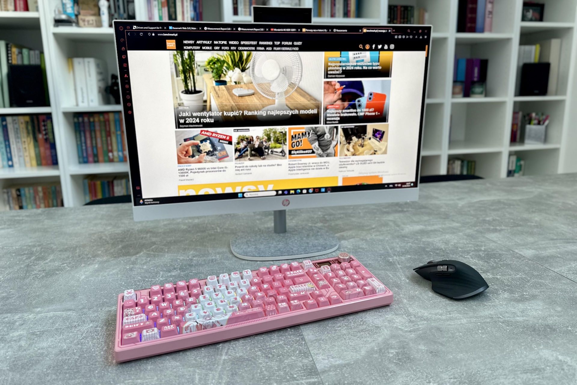 HP 27 AiO z inną klawiaturą