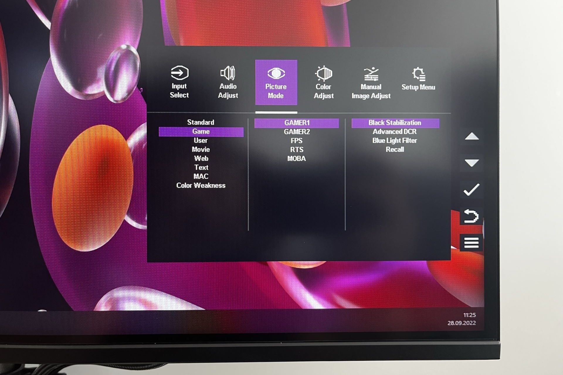 Cooler Master GM27-FQS ARGB - OSD 2