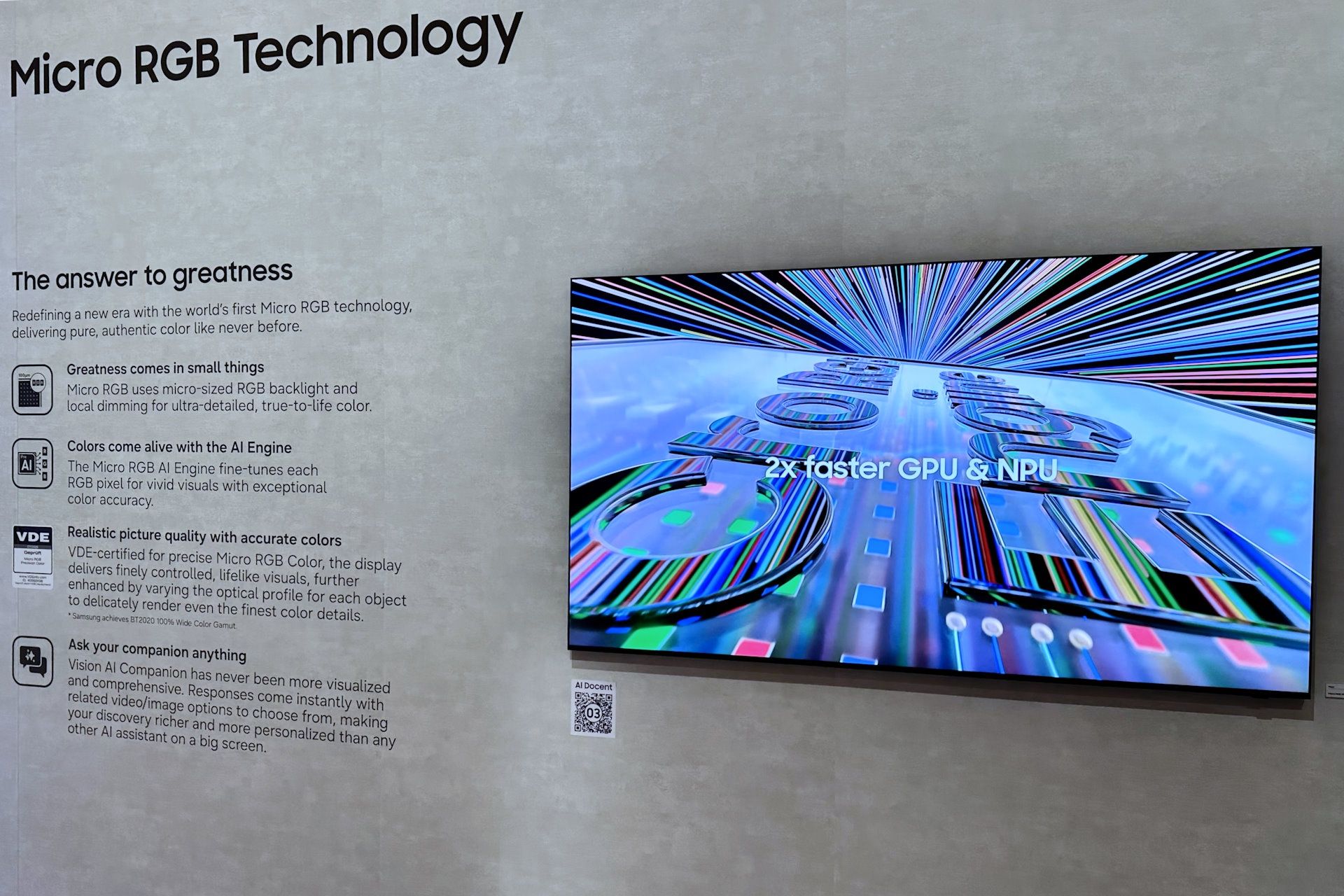 Telewizory na CES 2026 - Samsung Micro RGB 6