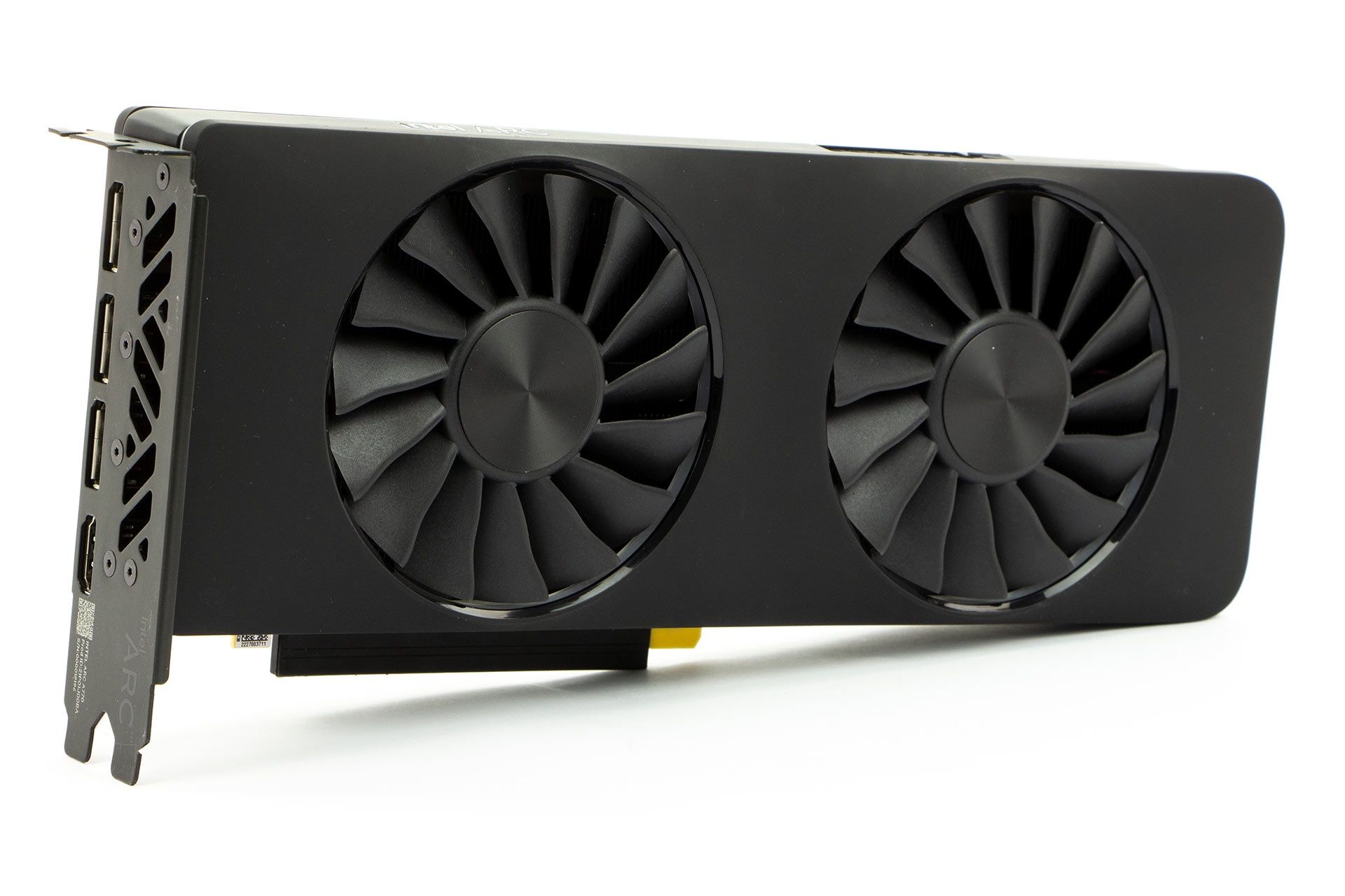 Intel ARC A750 Limitet Edition - z profilu