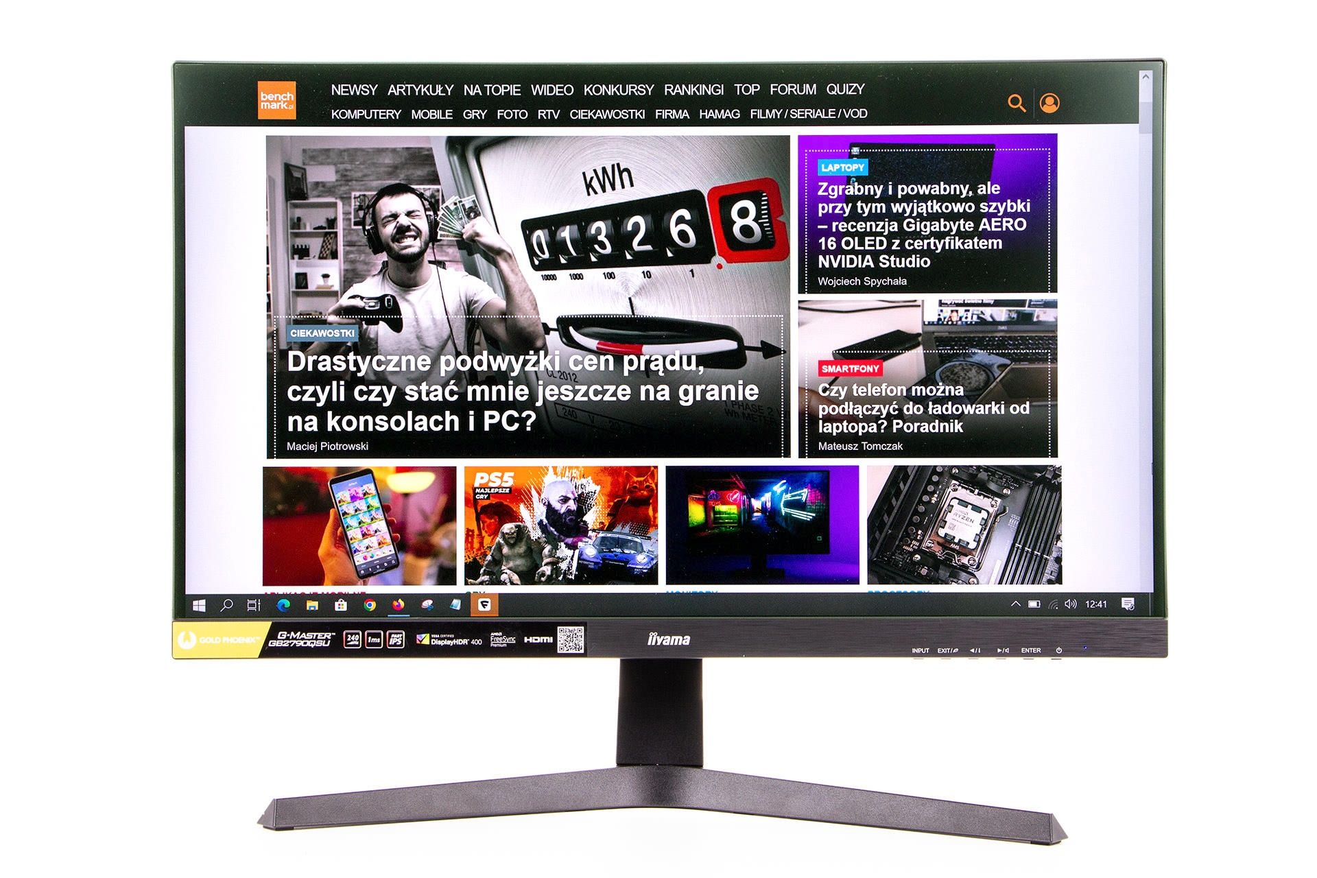iiyama G-Master GB2790QSU - włączony