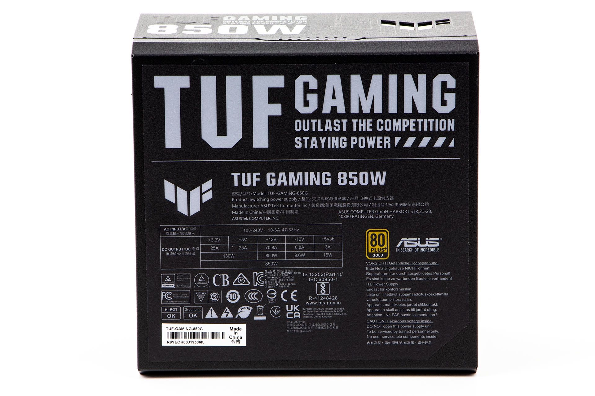 ASUS TUF Gaming 850W Gold