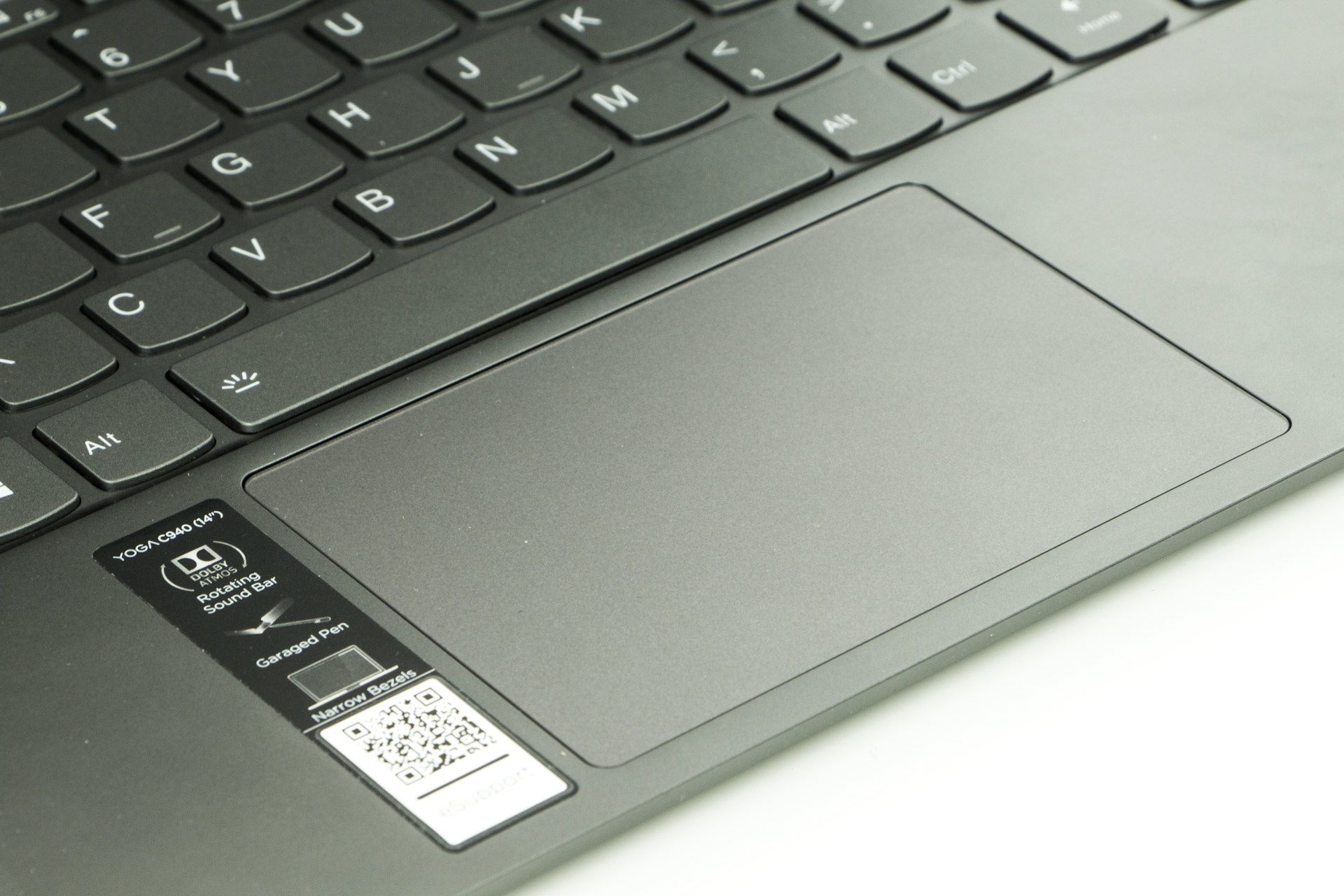 Lenovo Yoga C940 - sam touchpad