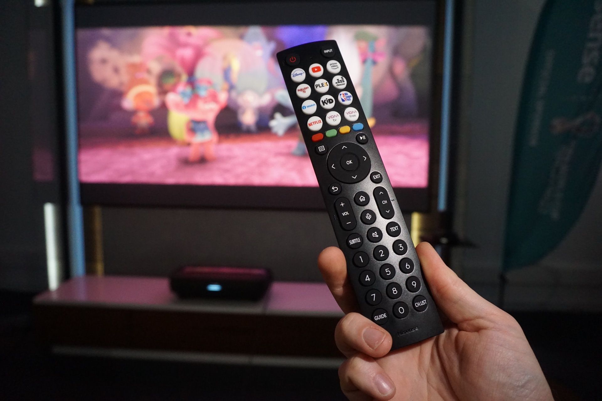 Hisense Laser TV 4K 120L9H - pilot