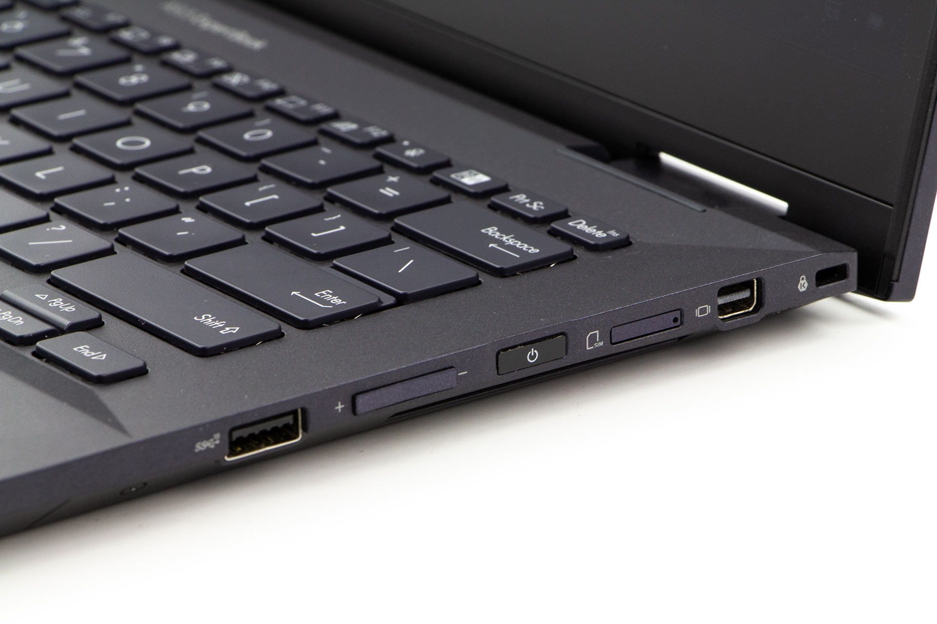 ASUS ExpertBook B7 Flip - złącza z prawej