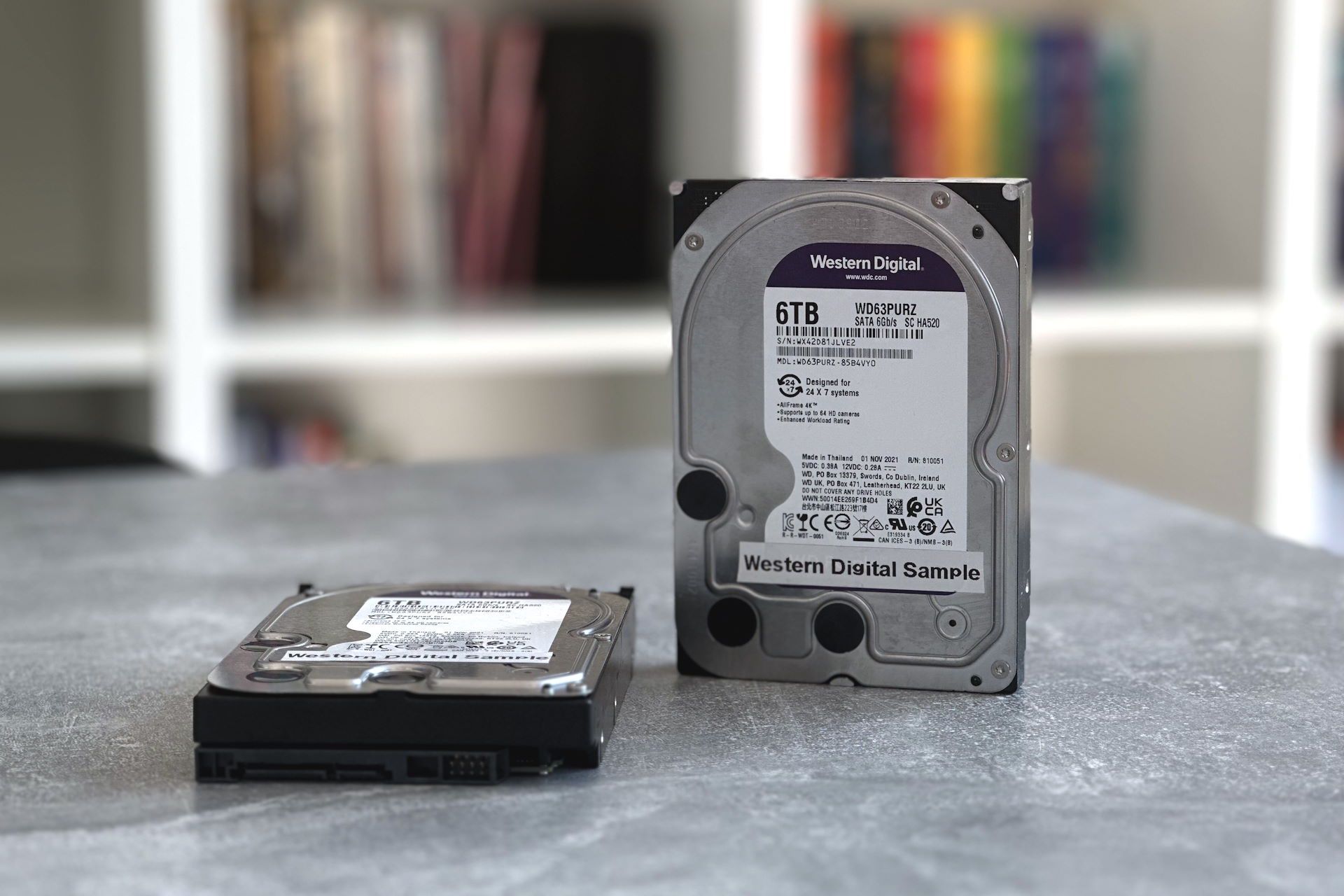 WD Purple WD63PURZ - etykieta