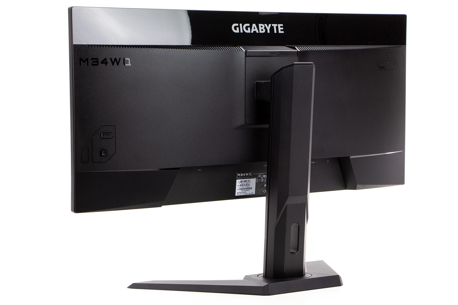 Gigabyte M34WQ - nieco z tyłu