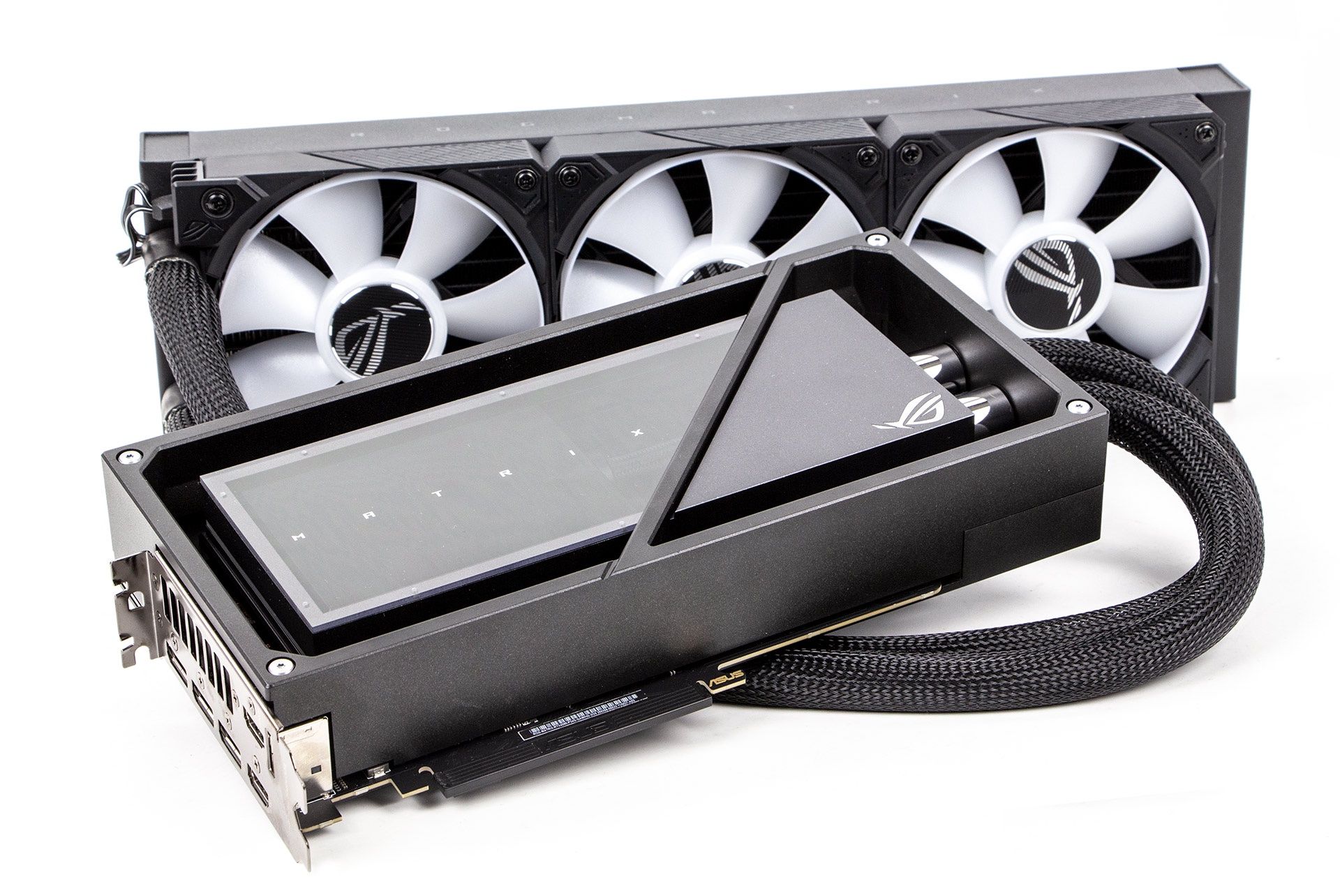 ASUS ROG Matrix Platinium GeForce RTX 4090 - cała karta