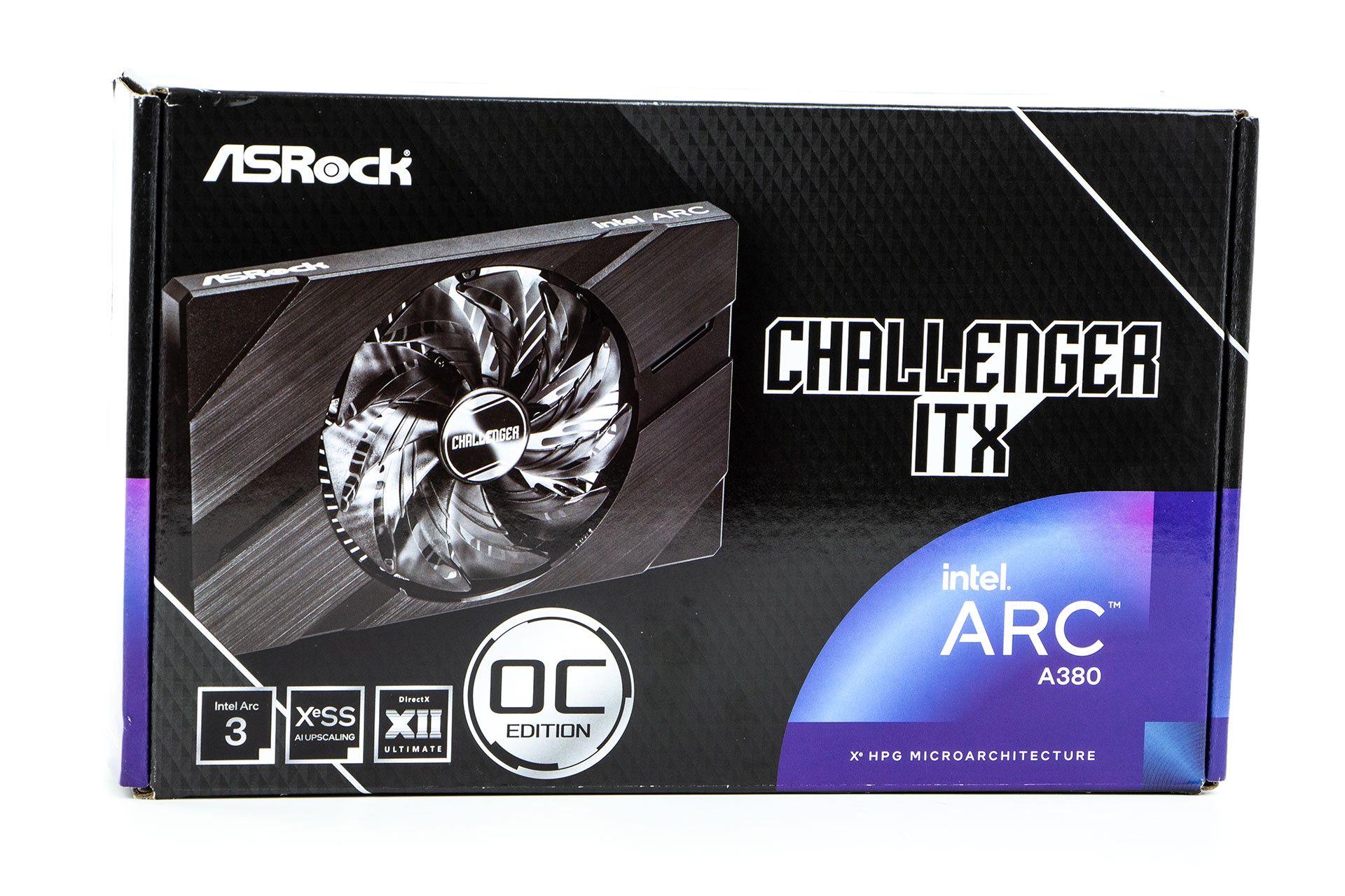 ASRock ARC A380 Challenger ITX - pudełko