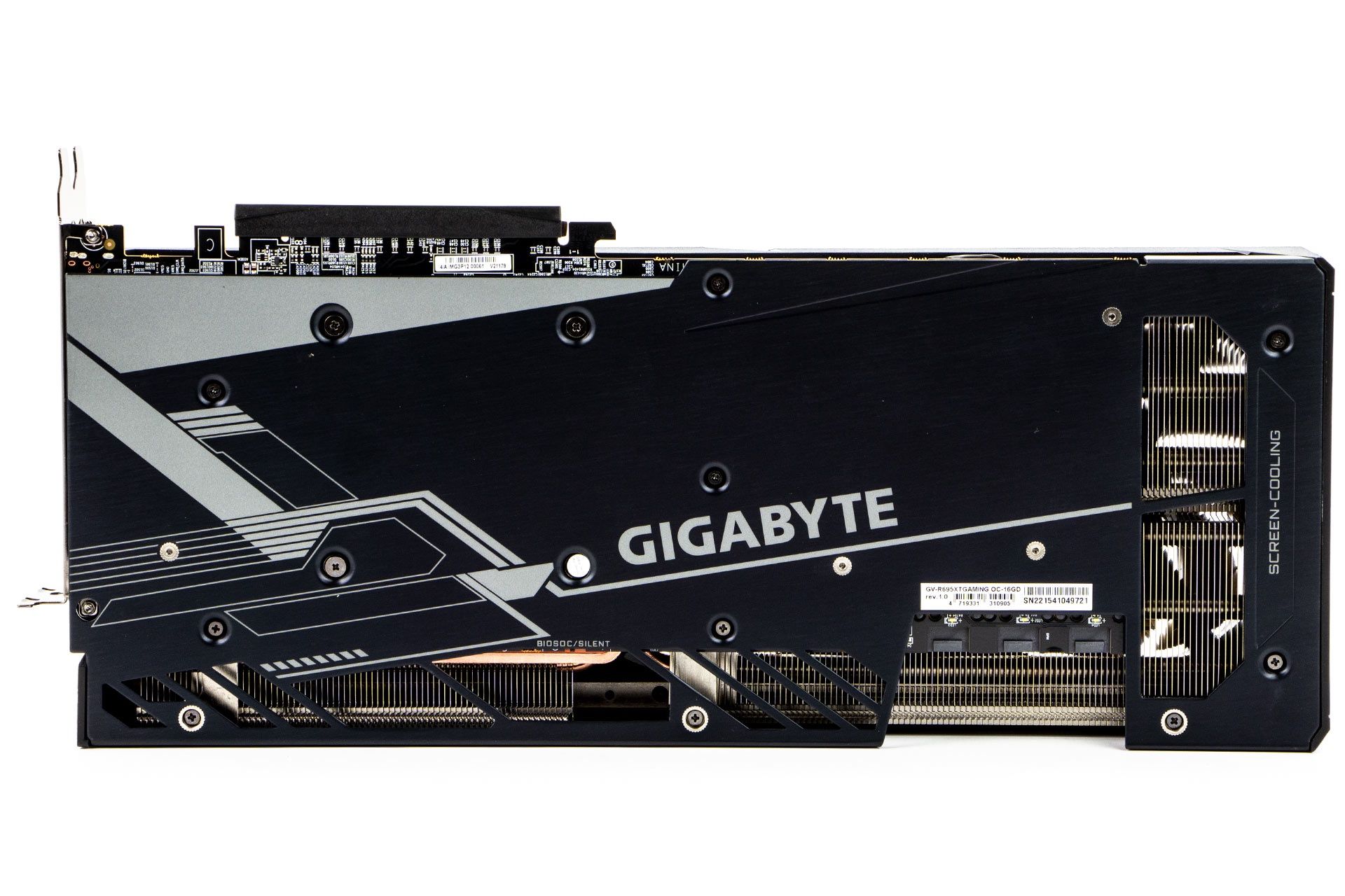 Gigabyte Radeon RX 6950 XT Gaming OC - backplate