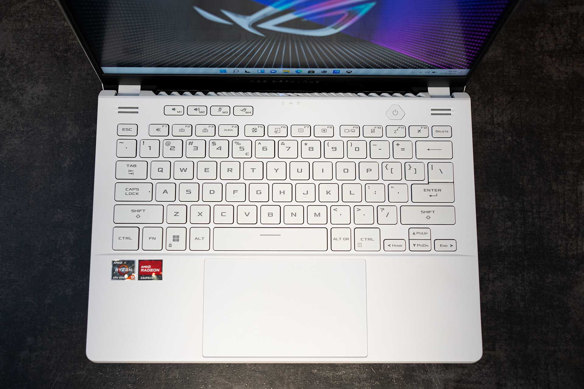ASUS ROG Zephyrus G14 2022 - klawiatur