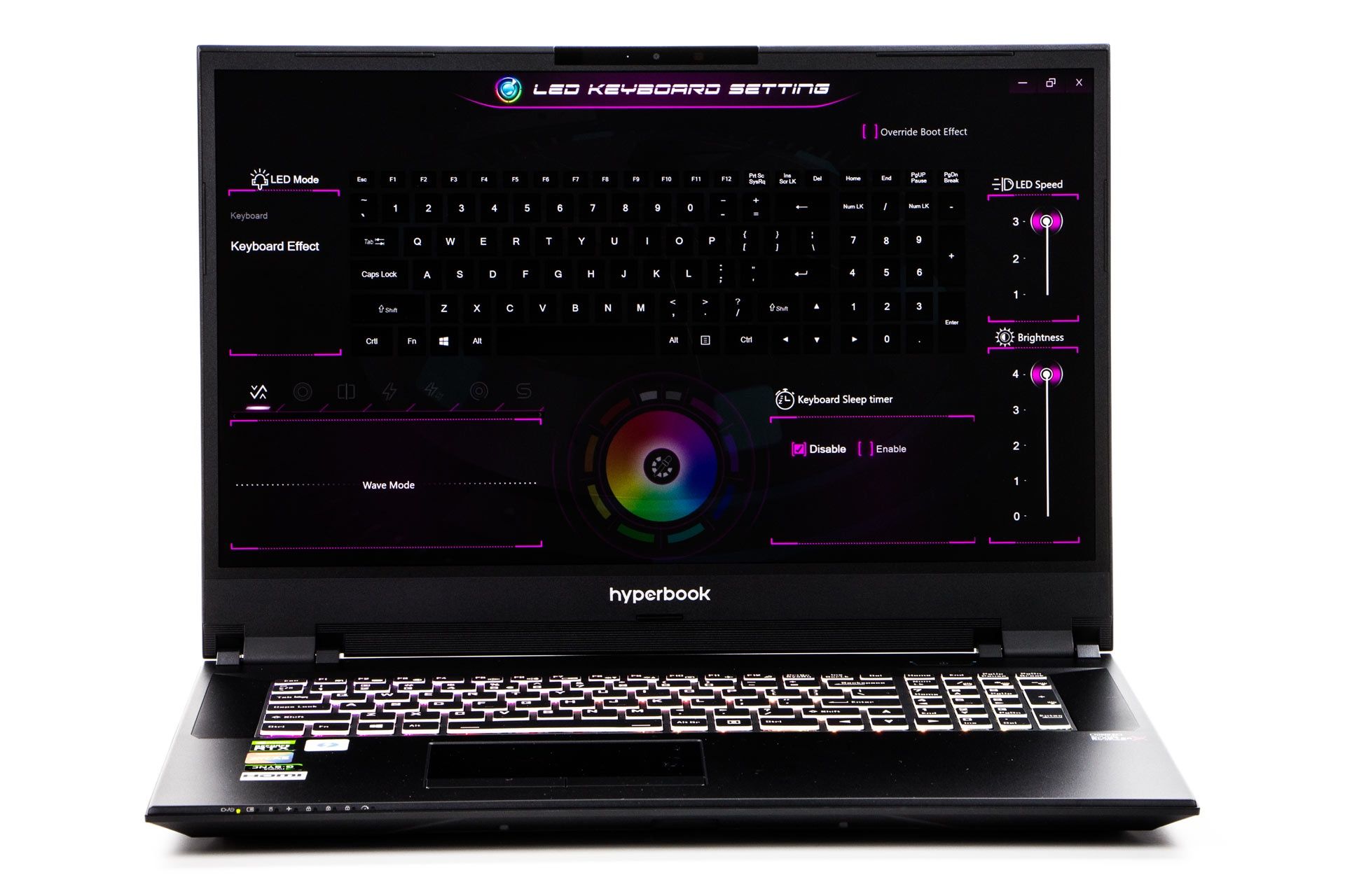 Hyperbook SL704 - widok od przodu