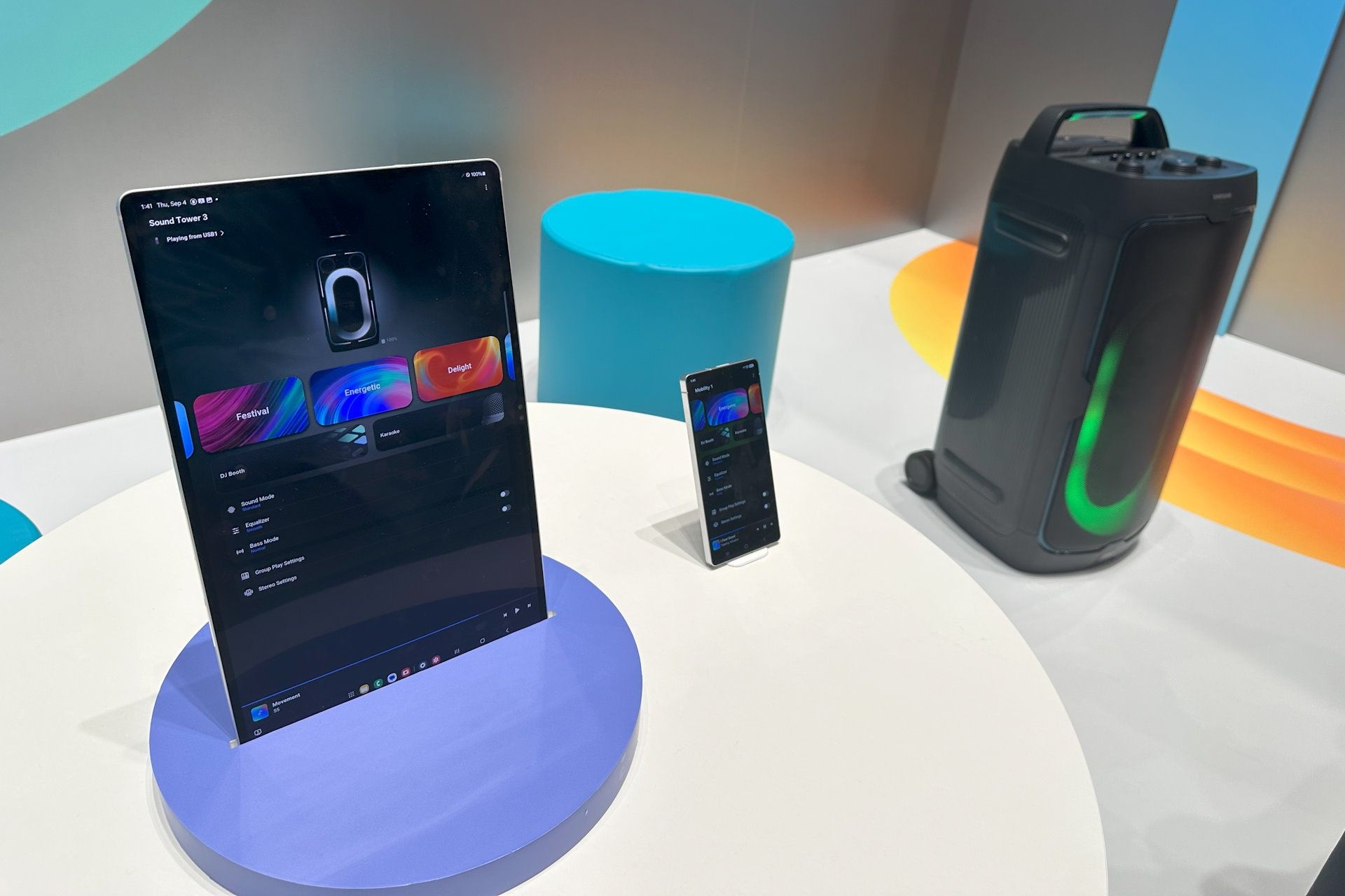 Samsung na IFA 2025 -  Sound Tower aplikacja