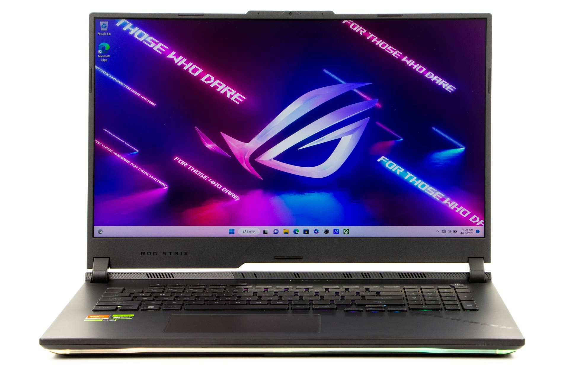 ASUS ROG Strix SCAR 17 G733P - ekran