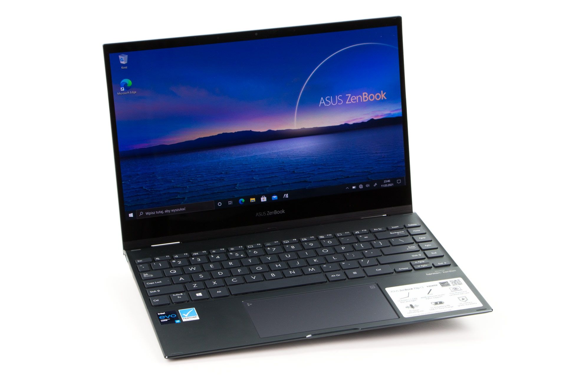 ASUS ZenBook Flip 13 z procesorem Intel Tiger Lake