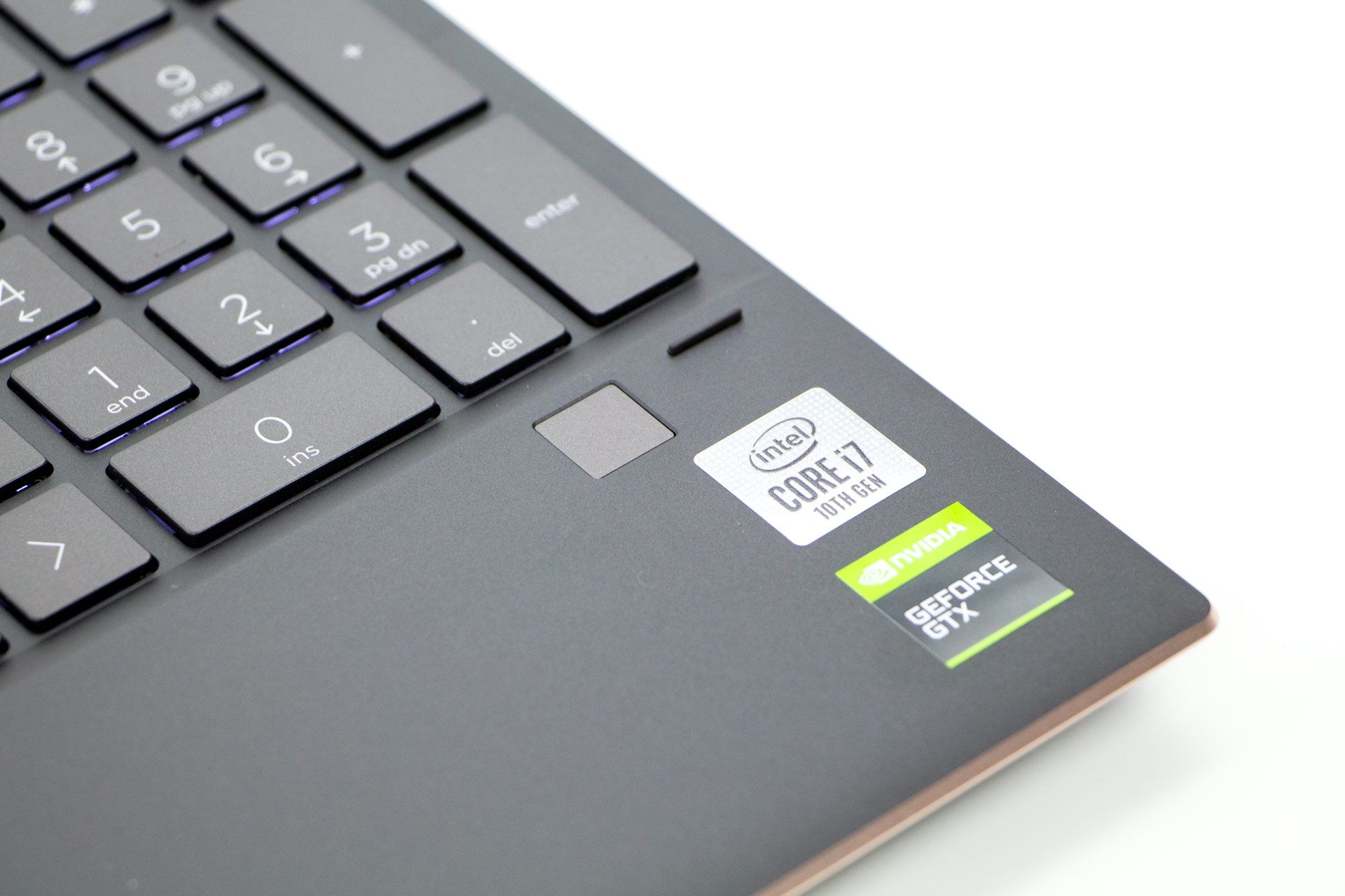HP Spectre x360 15 - czytnik linii papilarnych