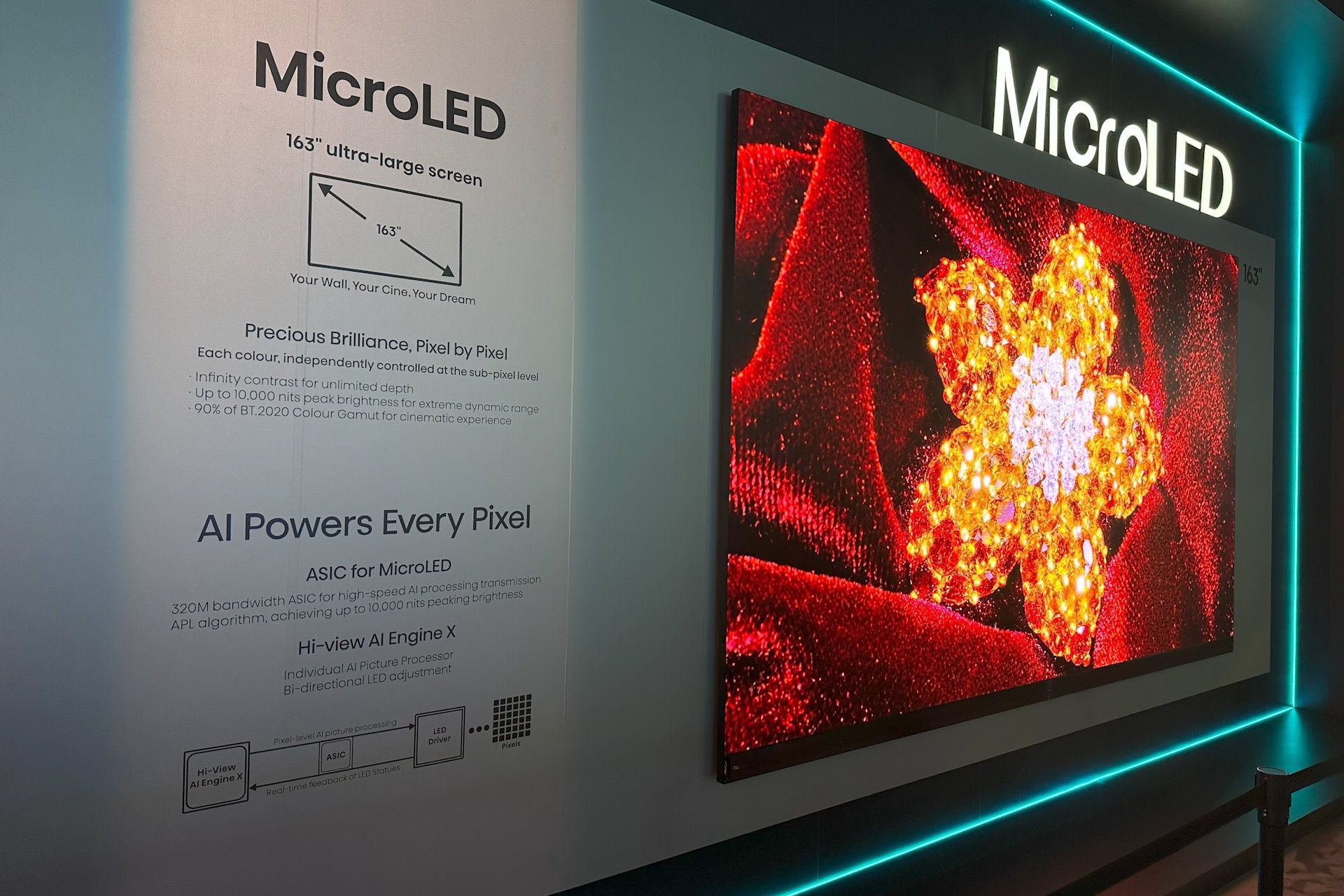 Hisense na IFA 2025 - micro LED